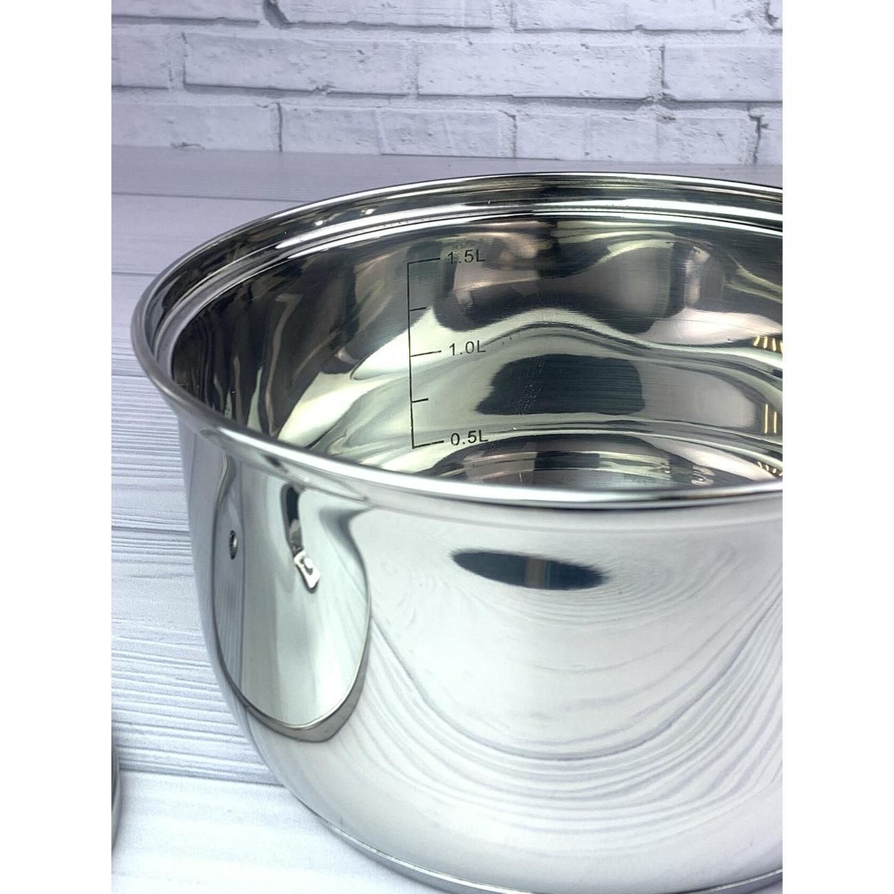 Ковш Эко-Поставка с крышкой 1.9л из нержавеющей стали (005441)