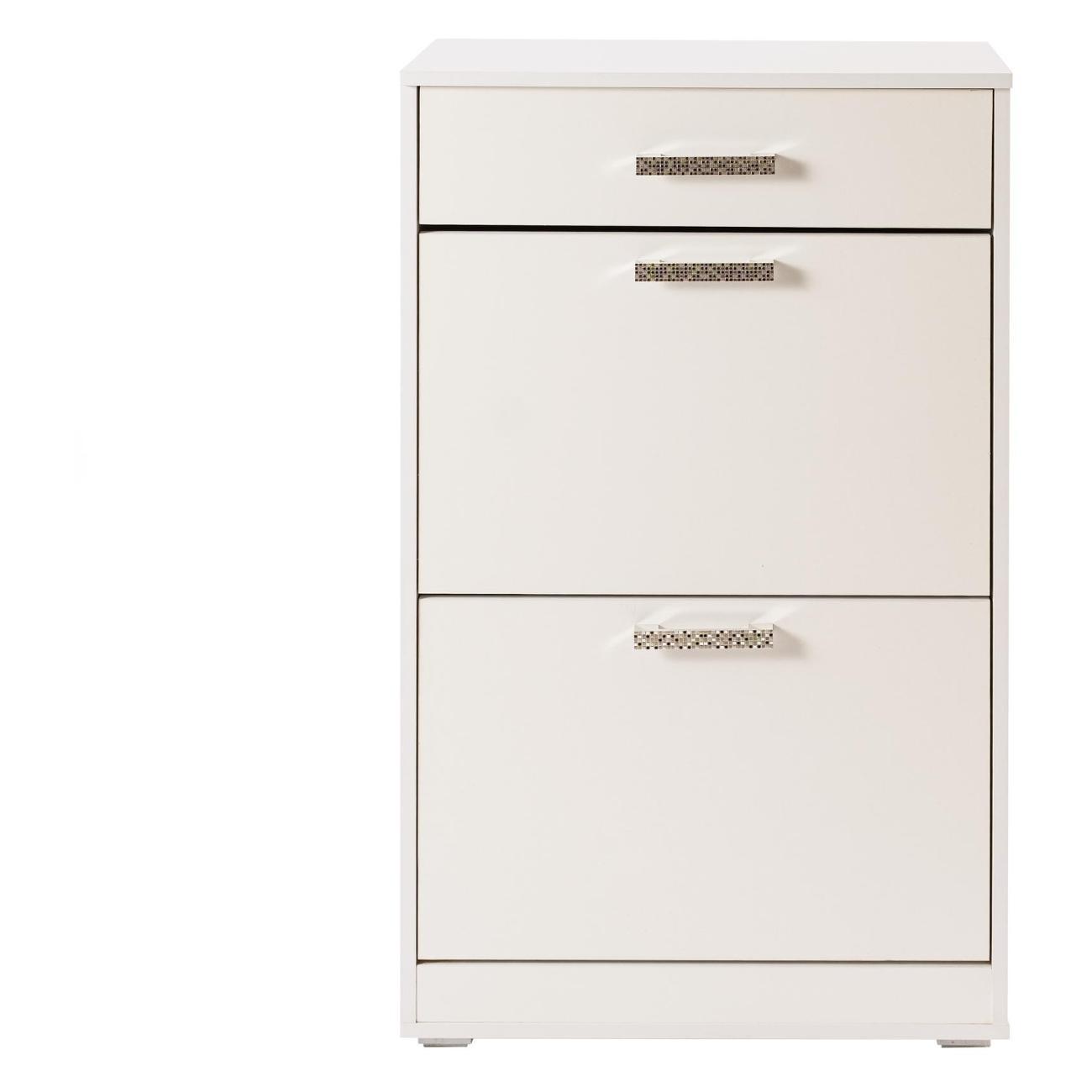 Обувница Frenesie Обувница для прихожей белая, 60х29х105 см.