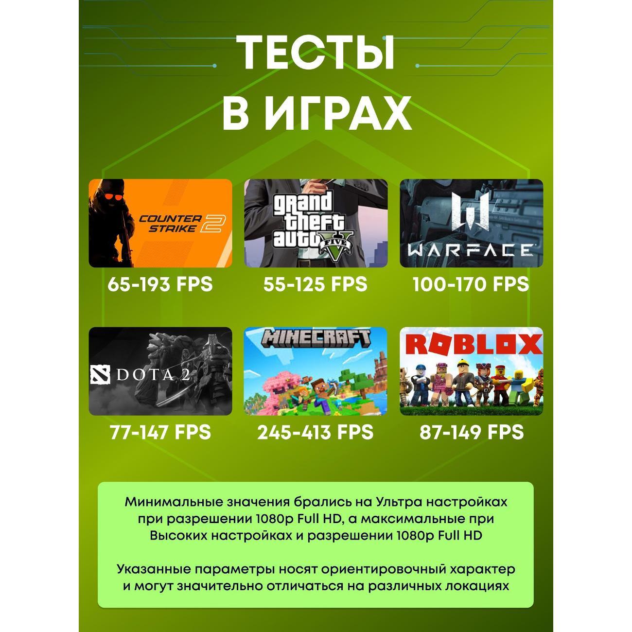 Системный блок БиГ! Комп Colibri Black 3050 - W10 90h81.1s