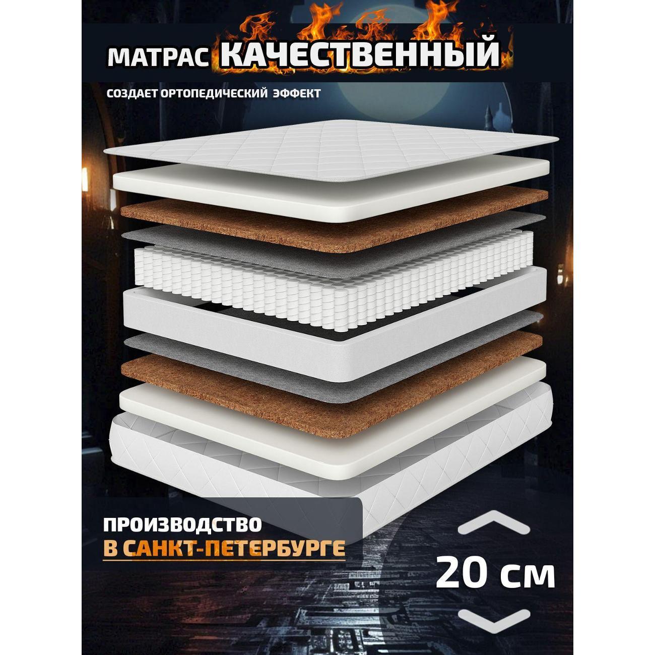 Матрас PITERSON пружинный Famos 180 на 190 фото
