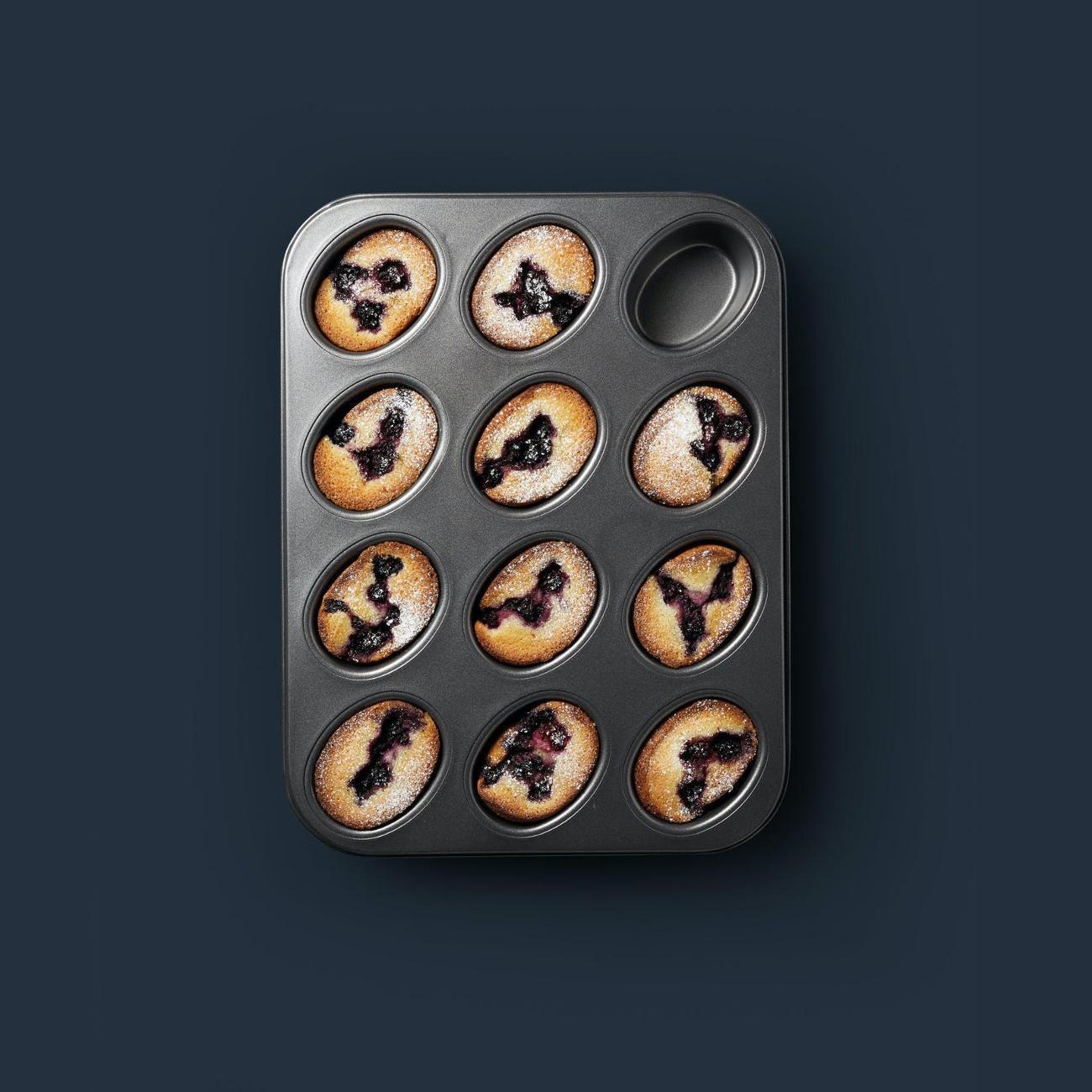 Форма для запекания Kitchen Craft для 12 овальных кексов MasterClass