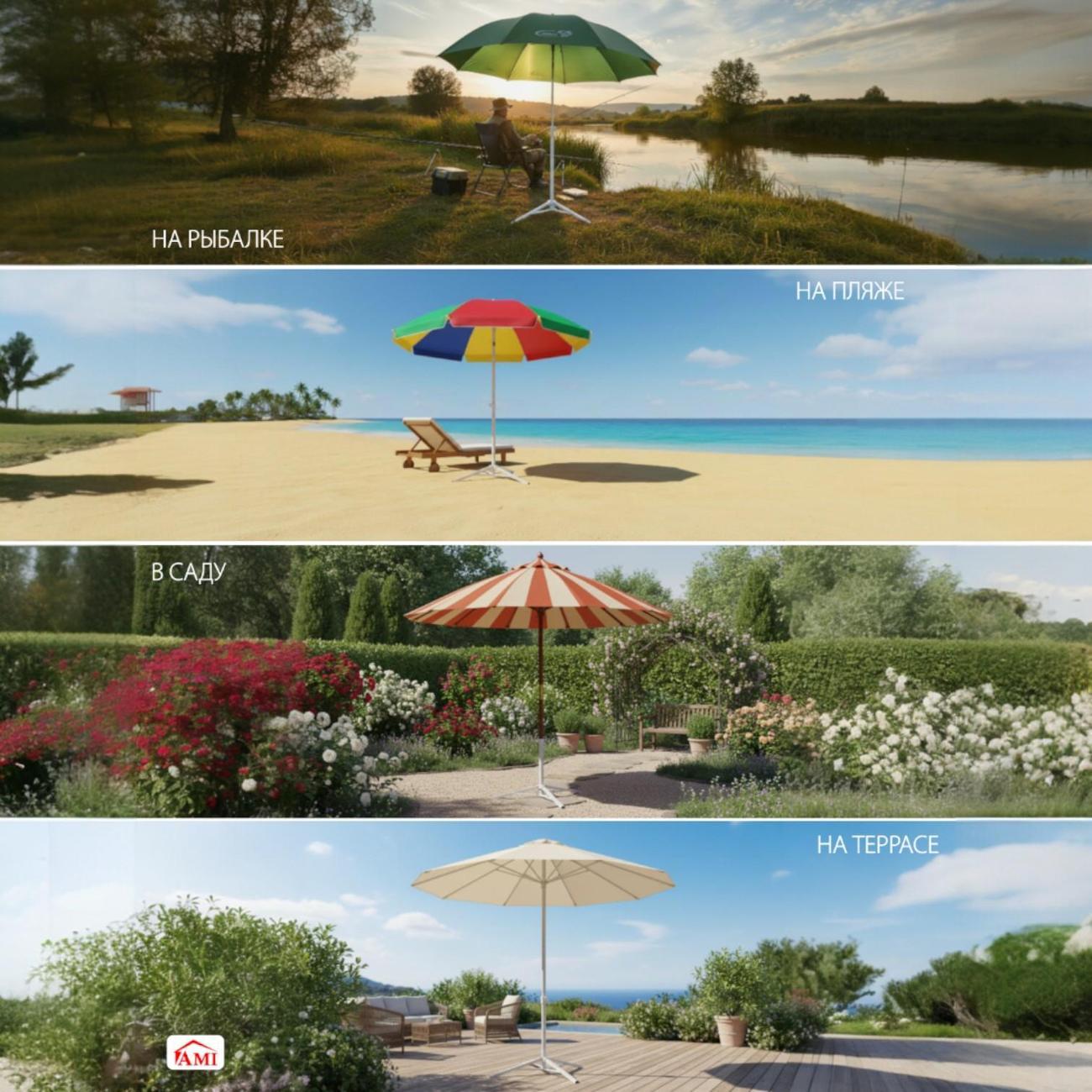 Подставка для зонтов Ami Oryn белая