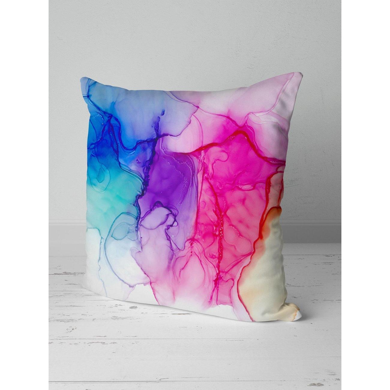 Подушка PrintyFull Абстрактный узор: синие FP10973353