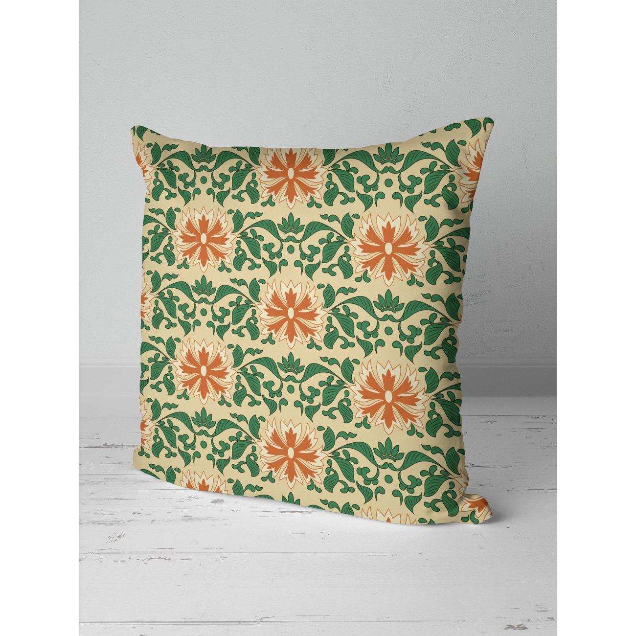 Подушка PrintyFull Орнамент с оранжевыми FP10226140