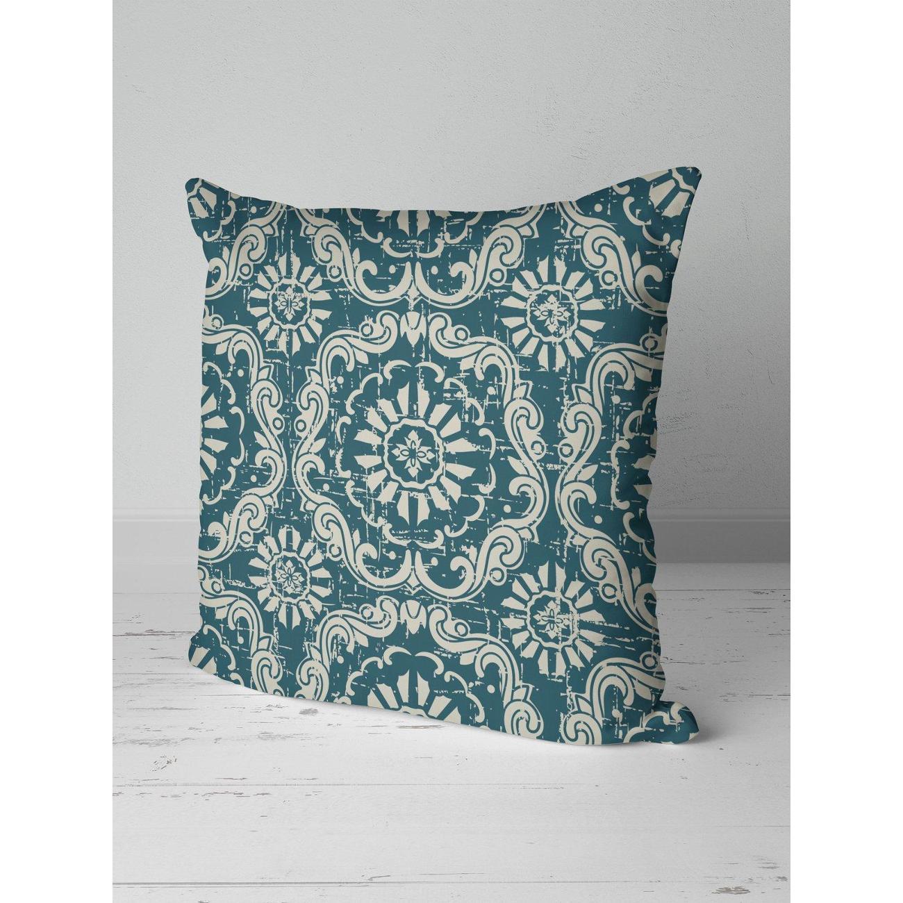 Подушка PrintyFull Тёмно-синий орнамент FP11041032