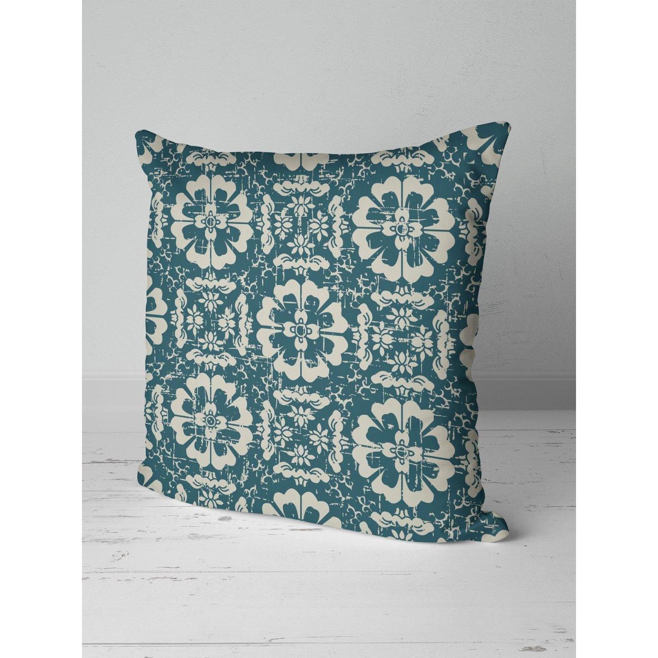 Подушка PrintyFull Бесшовный узор с цветочными FP11041014