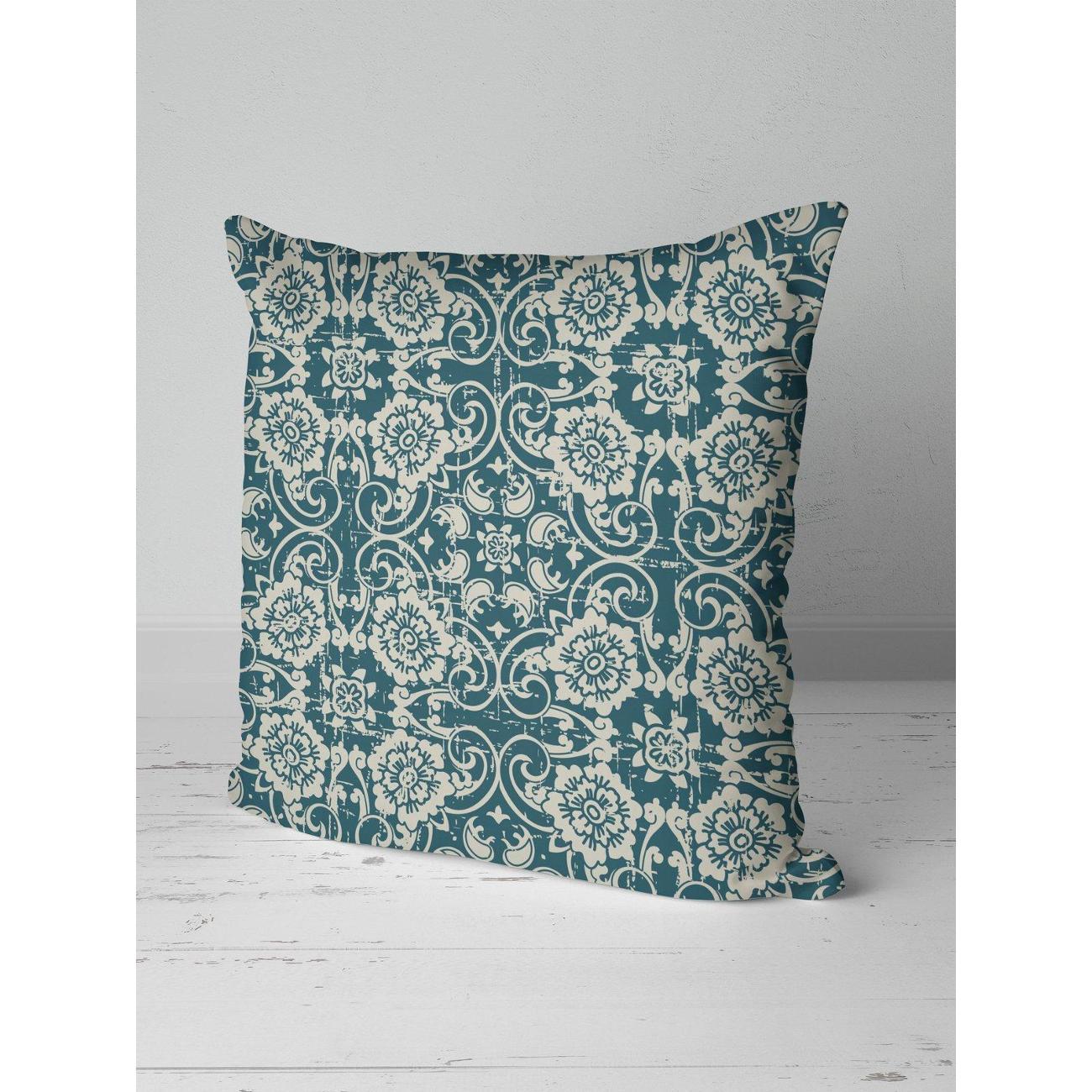 Подушка PrintyFull Дамасский узор: цветы FP11041066