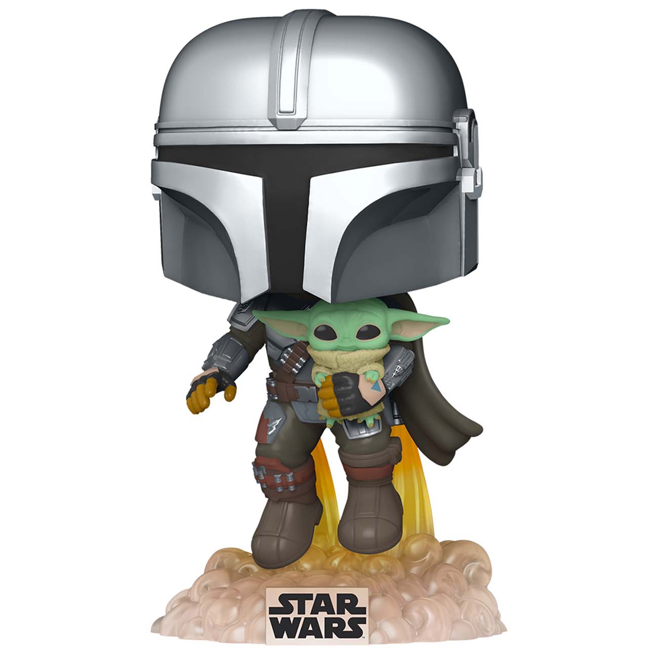 Фигурка Funko POP! Star Wars: Mandalorian - Mando Flying w/Jet фото