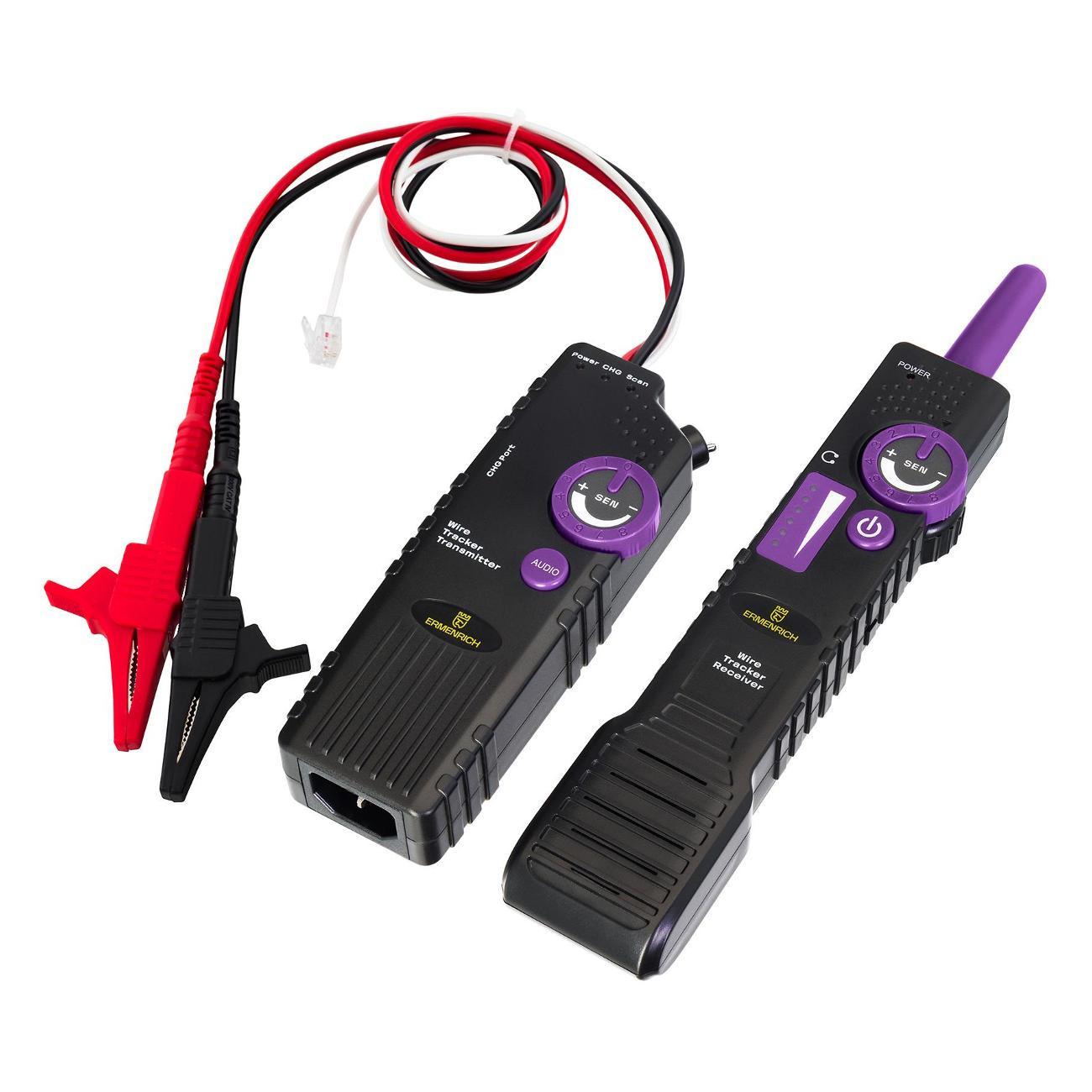 Детектор проводки/металла Ermenrich Ping SM100, фиолетовый