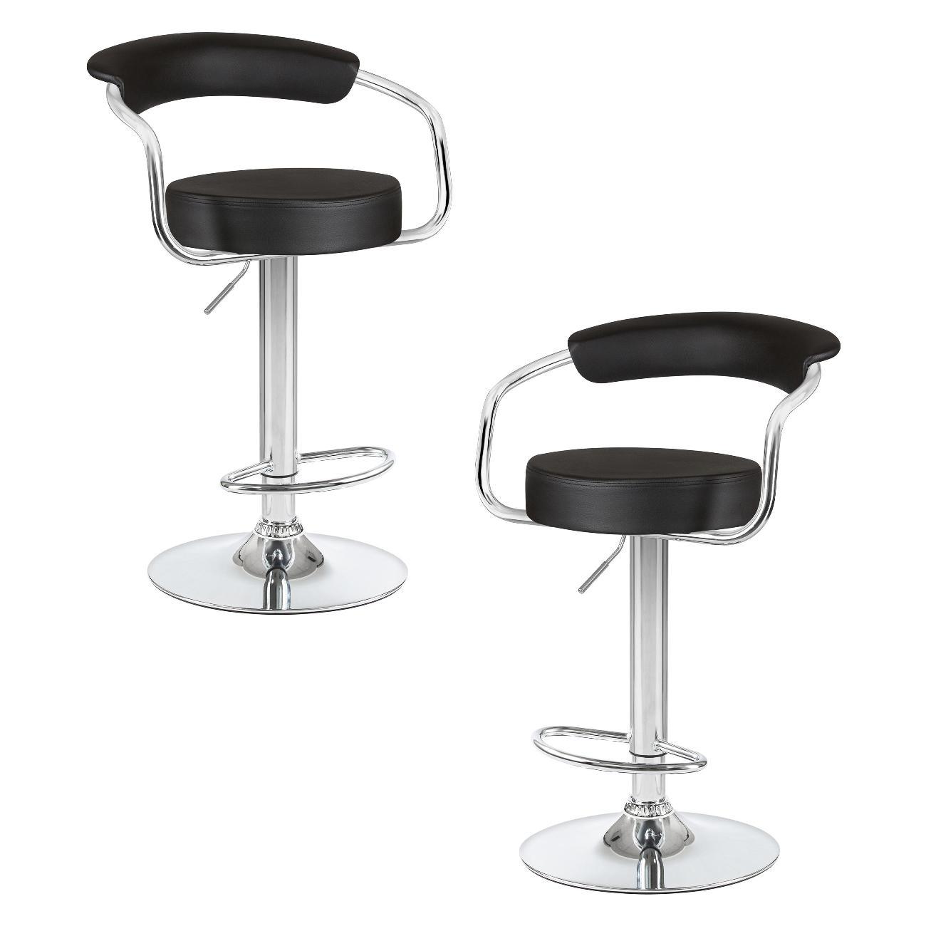 Стул барный DOBRIN MARTA черный 2шт