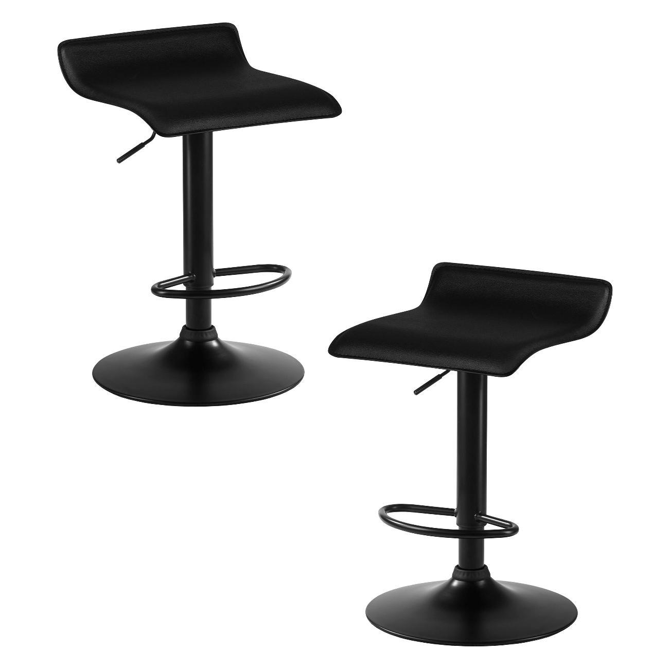 Стул барный DOBRIN TOMMY BLACK черный 2шт