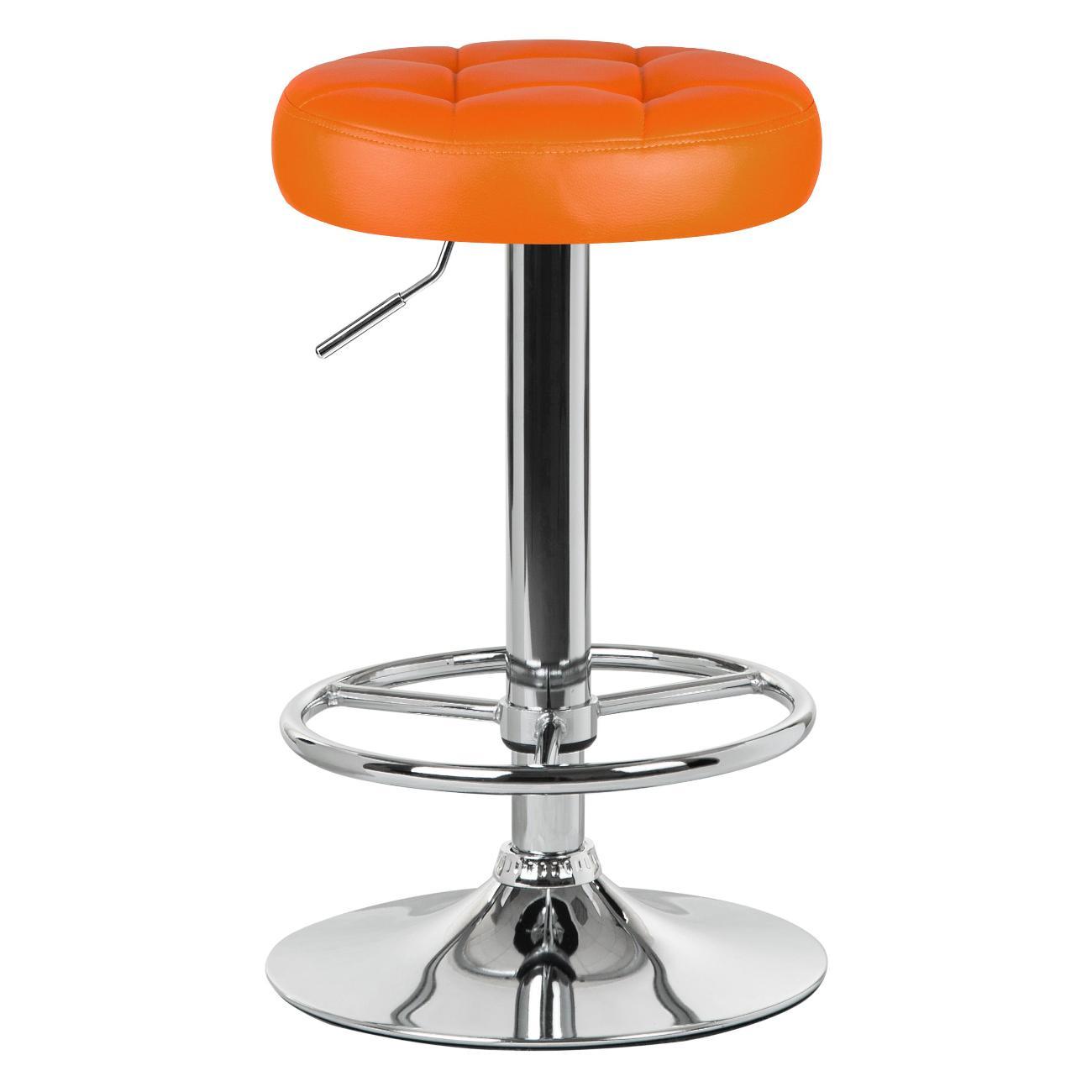 Стул барный DOBRIN BRUNO оранжевый 2шт