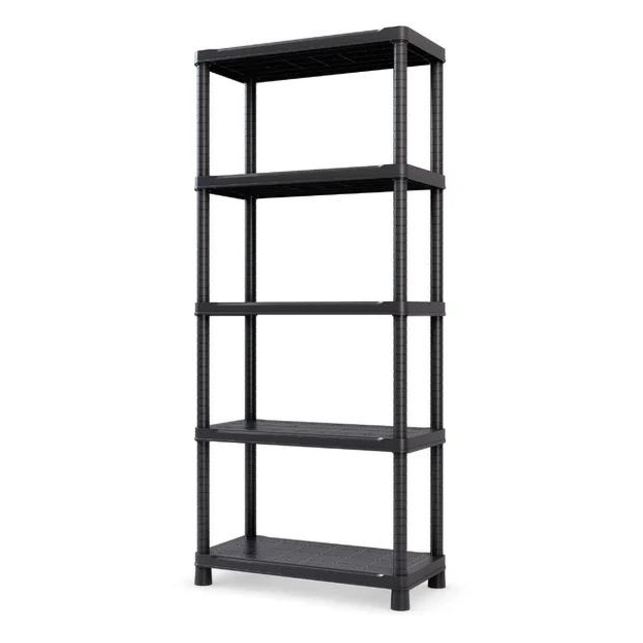 Стеллаж пластиковый Туба-Дуба СБ 800.5 черный