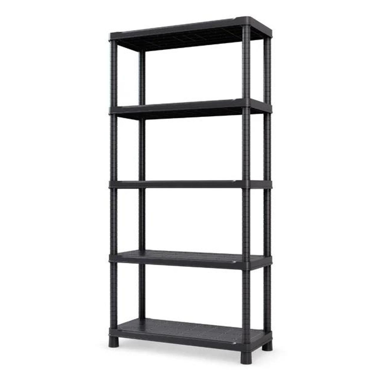 Стеллаж пластиковый Туба-Дуба СБ 900.5 черный