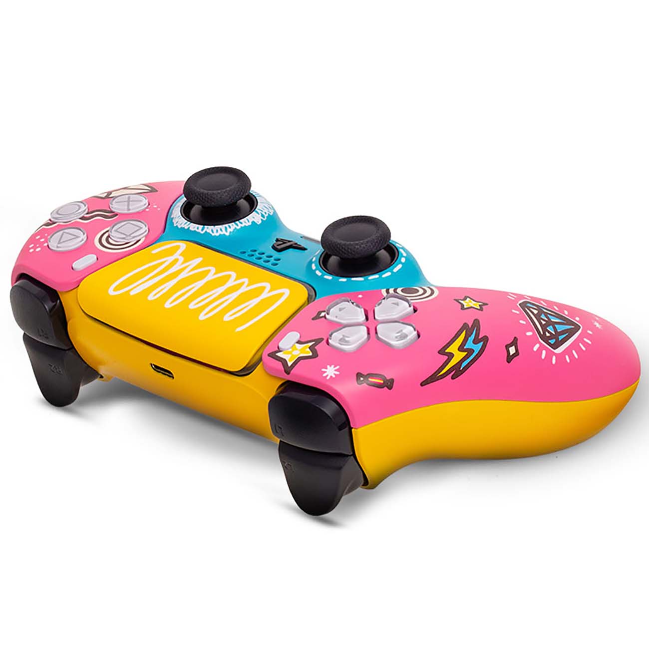 Геймпад для консоли PS5 PlayStation 5 Rainbo DualSense Sweet