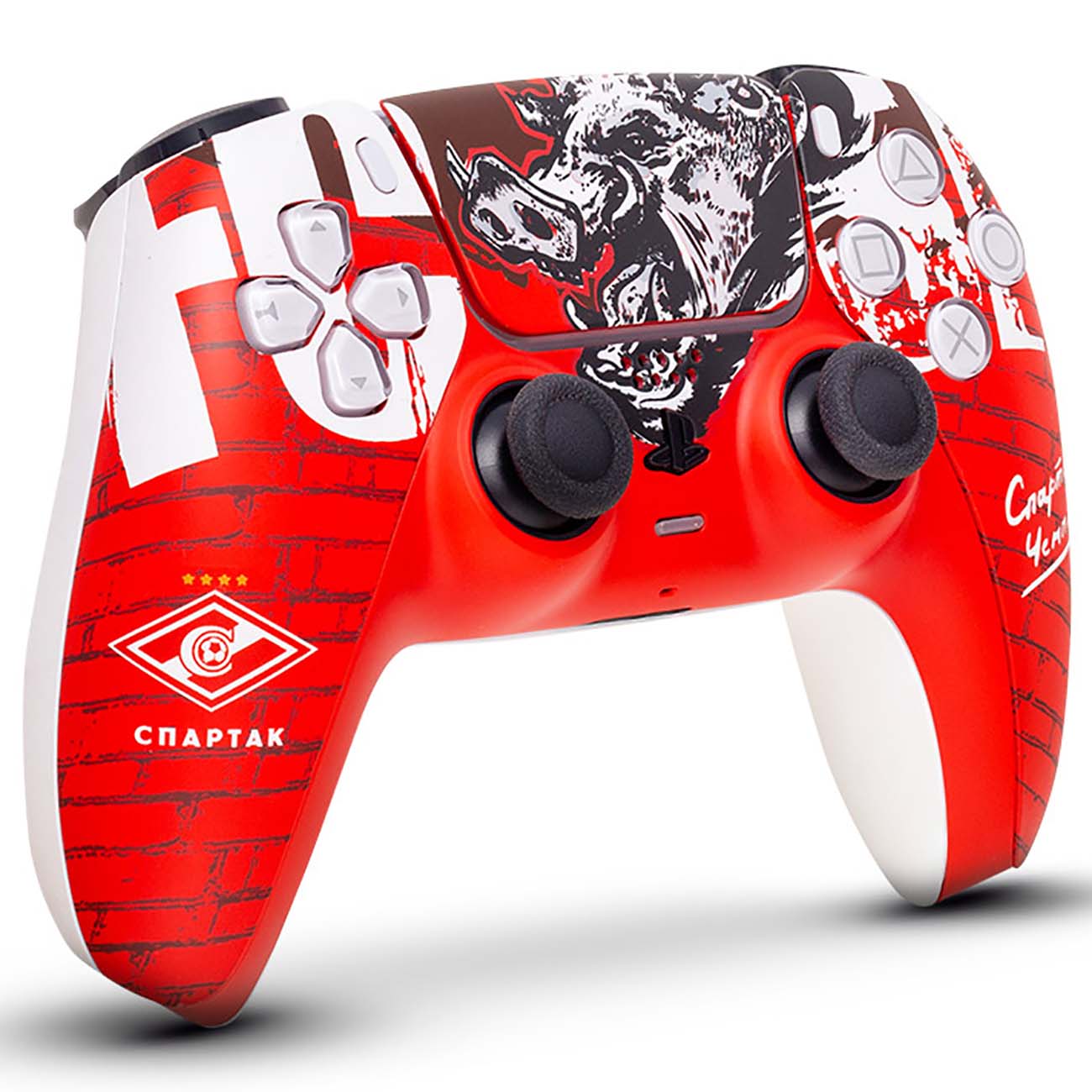 Геймпад для консоли PS5 PlayStation 5 Rainbo DualSense Спартак. Чемпион