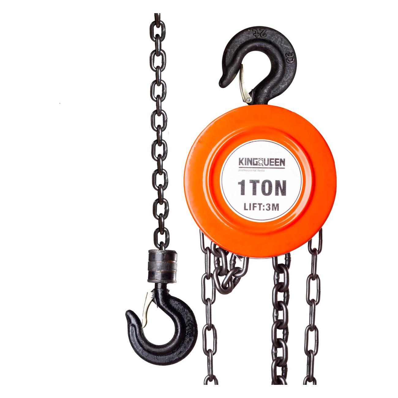 Таль, лебедка ручная KINGQUEEN KT-1T-3M фото