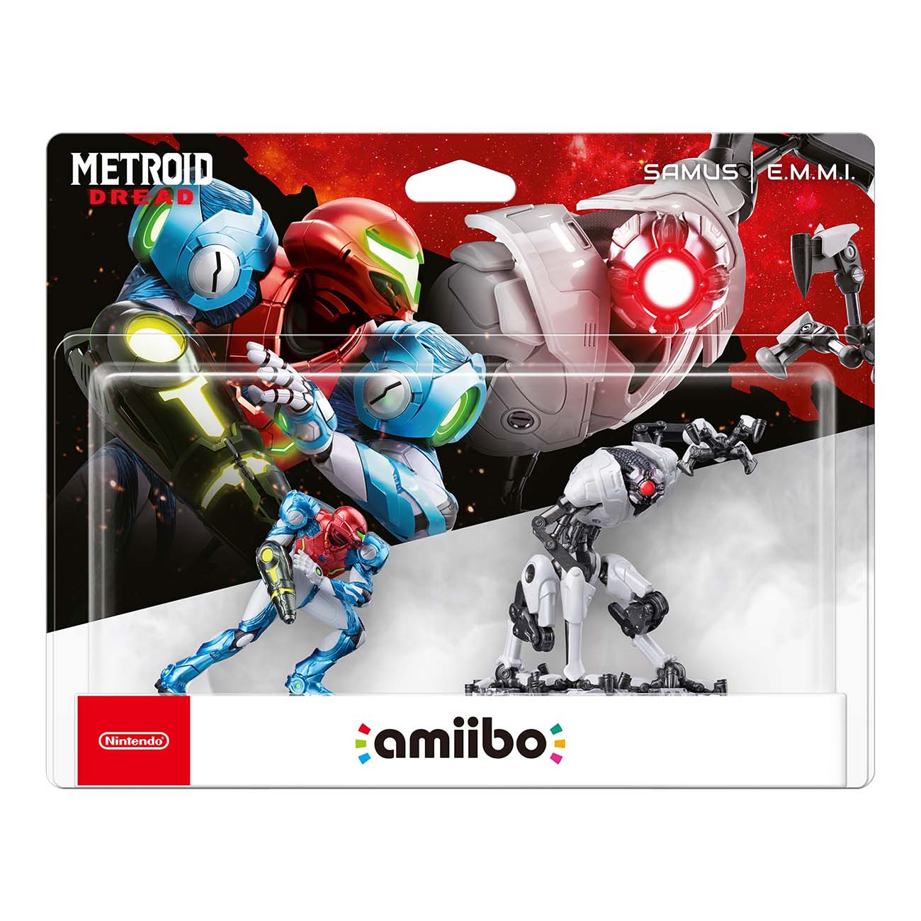 Фигурка Amiibo Самус Аран и E.M.M.I (коллекция Metroid)