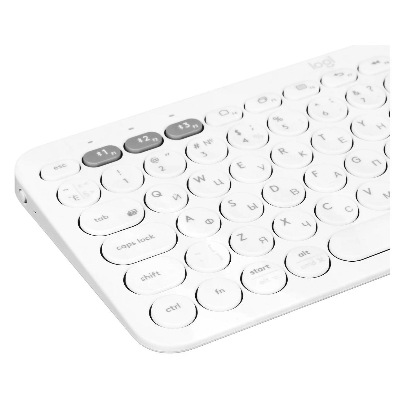 Клавиатура беспроводная Logitech K380 (920-009163) белый