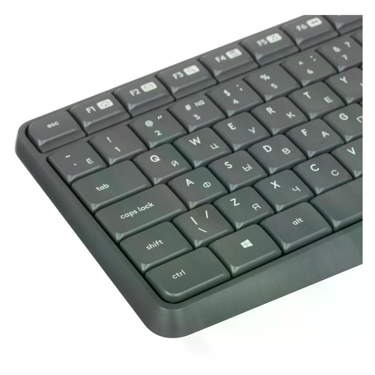 Комплект клавиатура+мышь Logitech MK235 (920-007949) черный