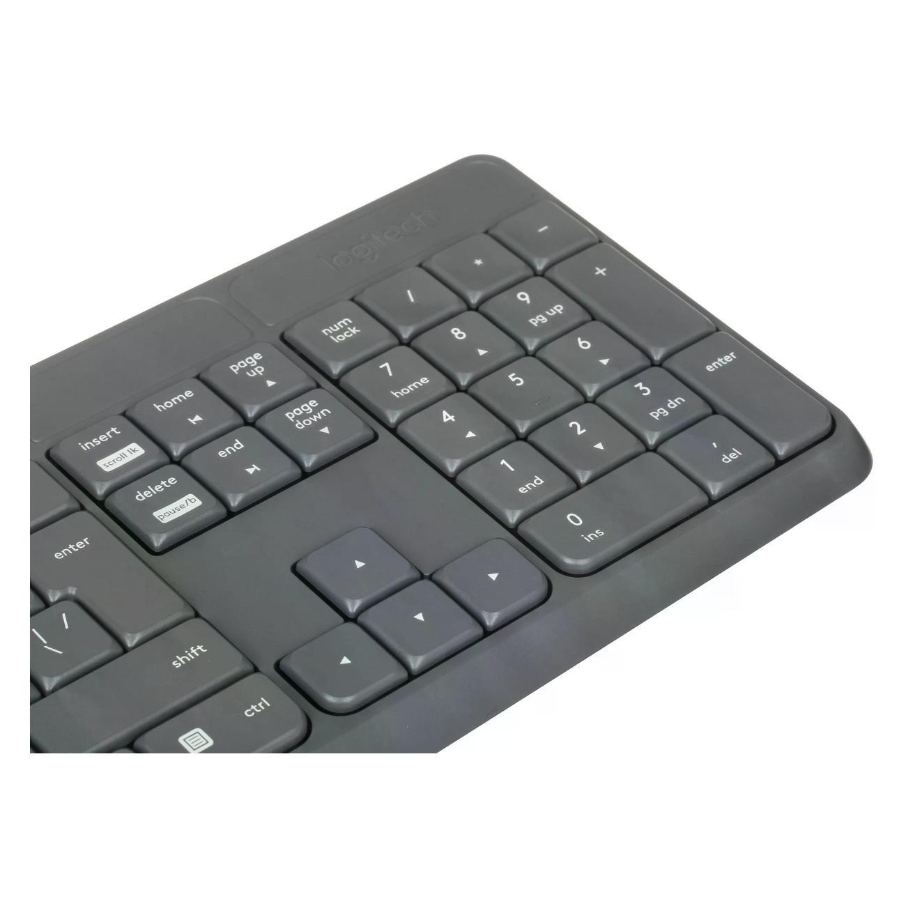 Комплект клавиатура+мышь Logitech MK235 (920-007949) черный