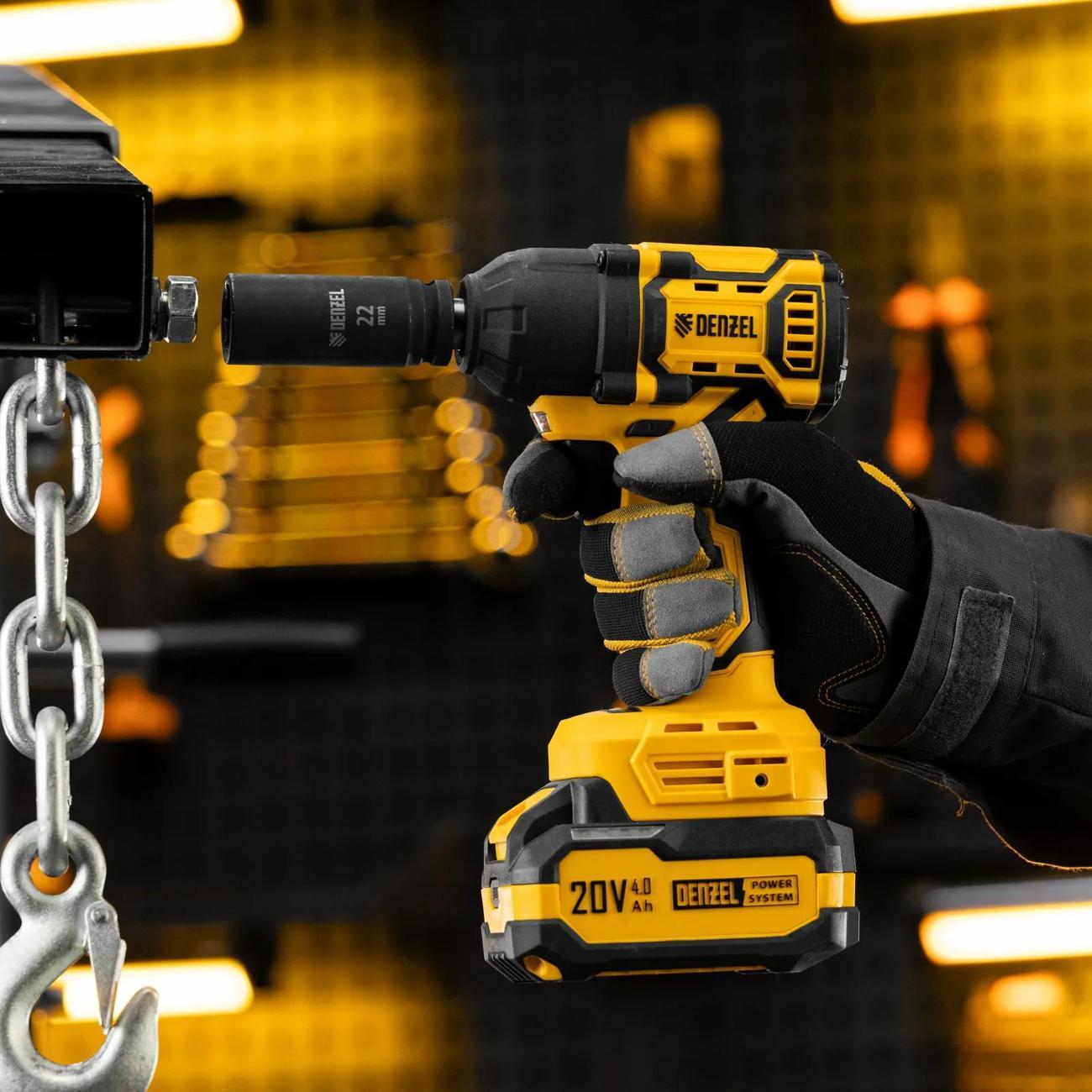 Гайковерт DENZEL CIWH-BL-20-500