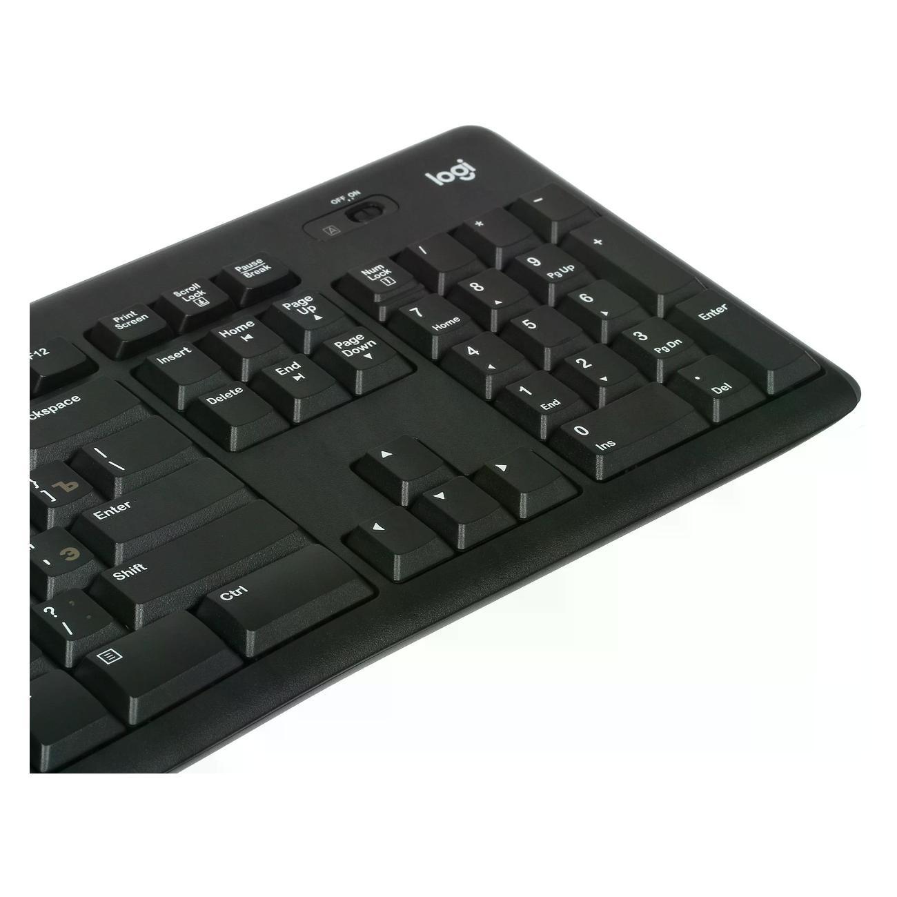 Комплект клавиатура+мышь Logitech MK270 (920-003381) черный
