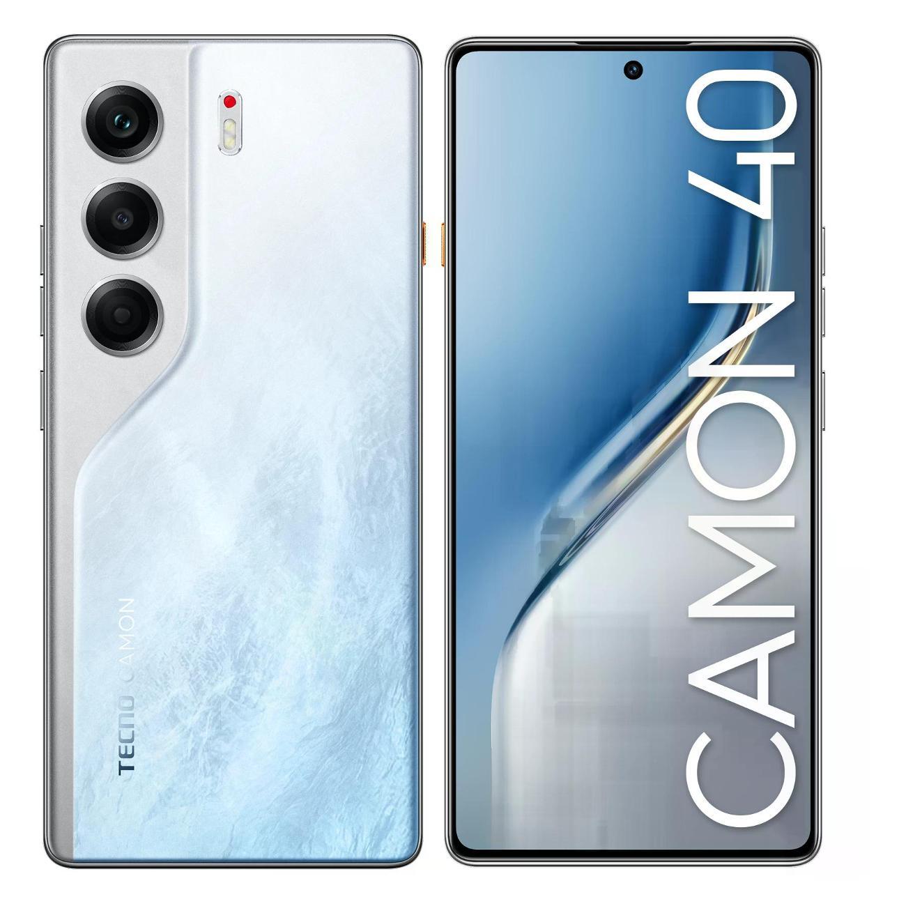 Смартфон Tecno Camon 40 (CM5 256+12 GLACIER WHITE)