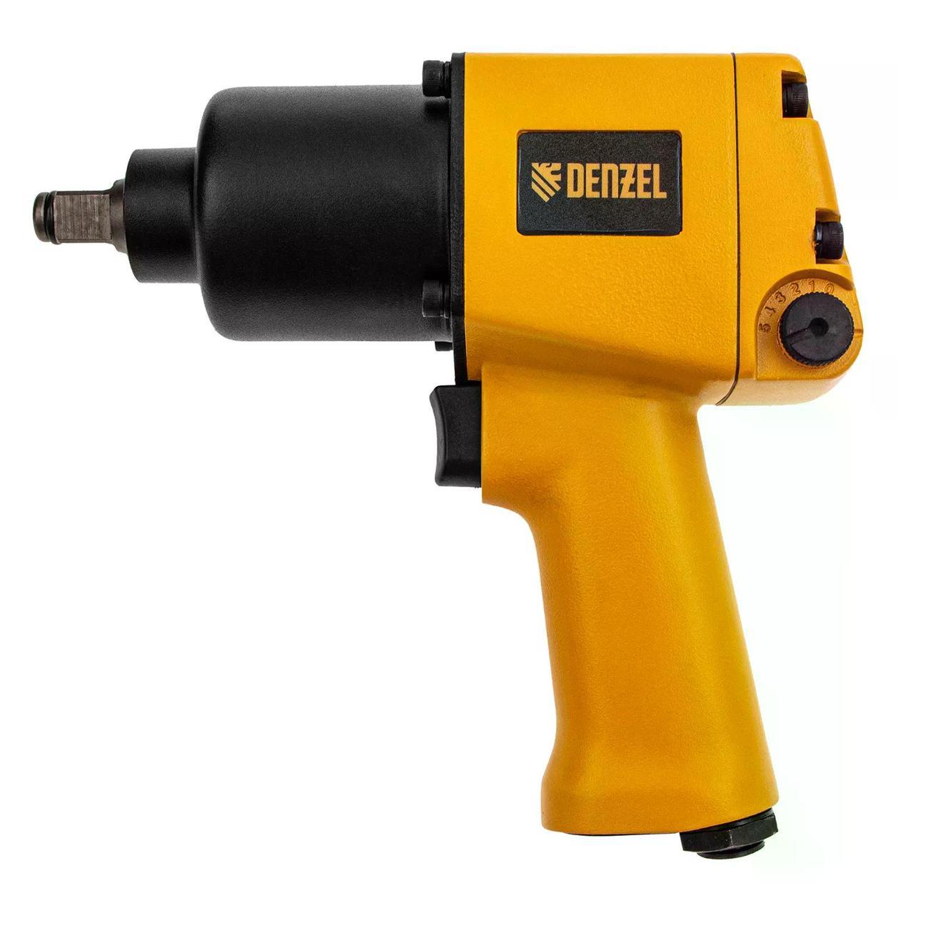 Гайковерт пневматический DENZEL IW860 + набор головок