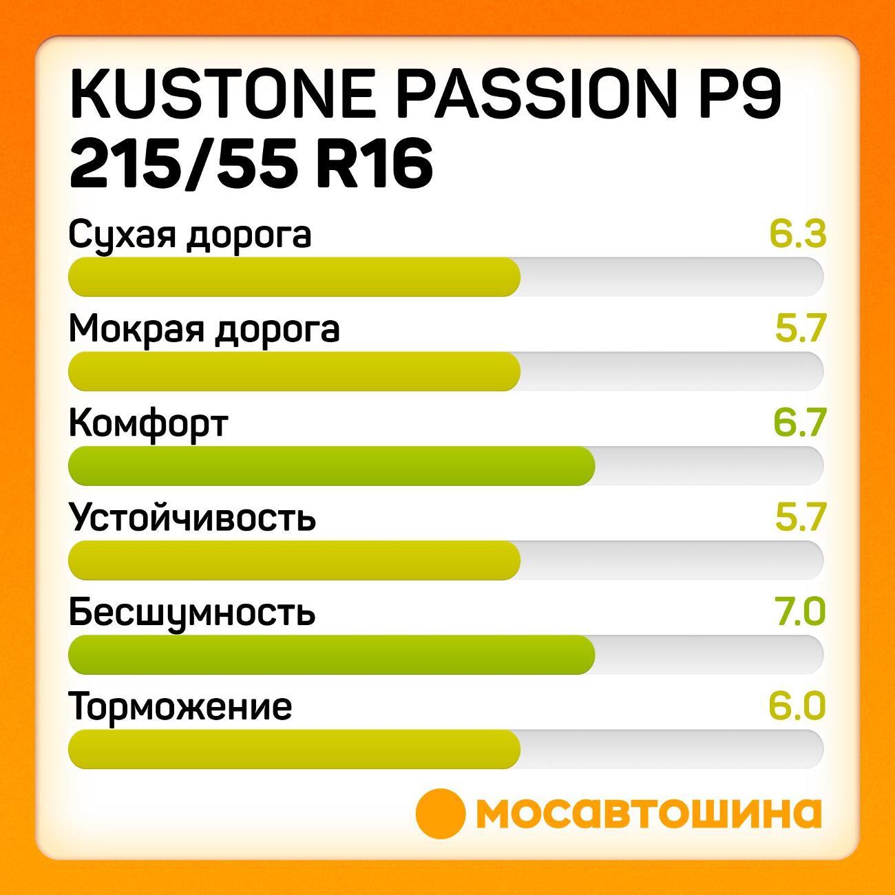 Шина автомобильная Kustone Passion P9