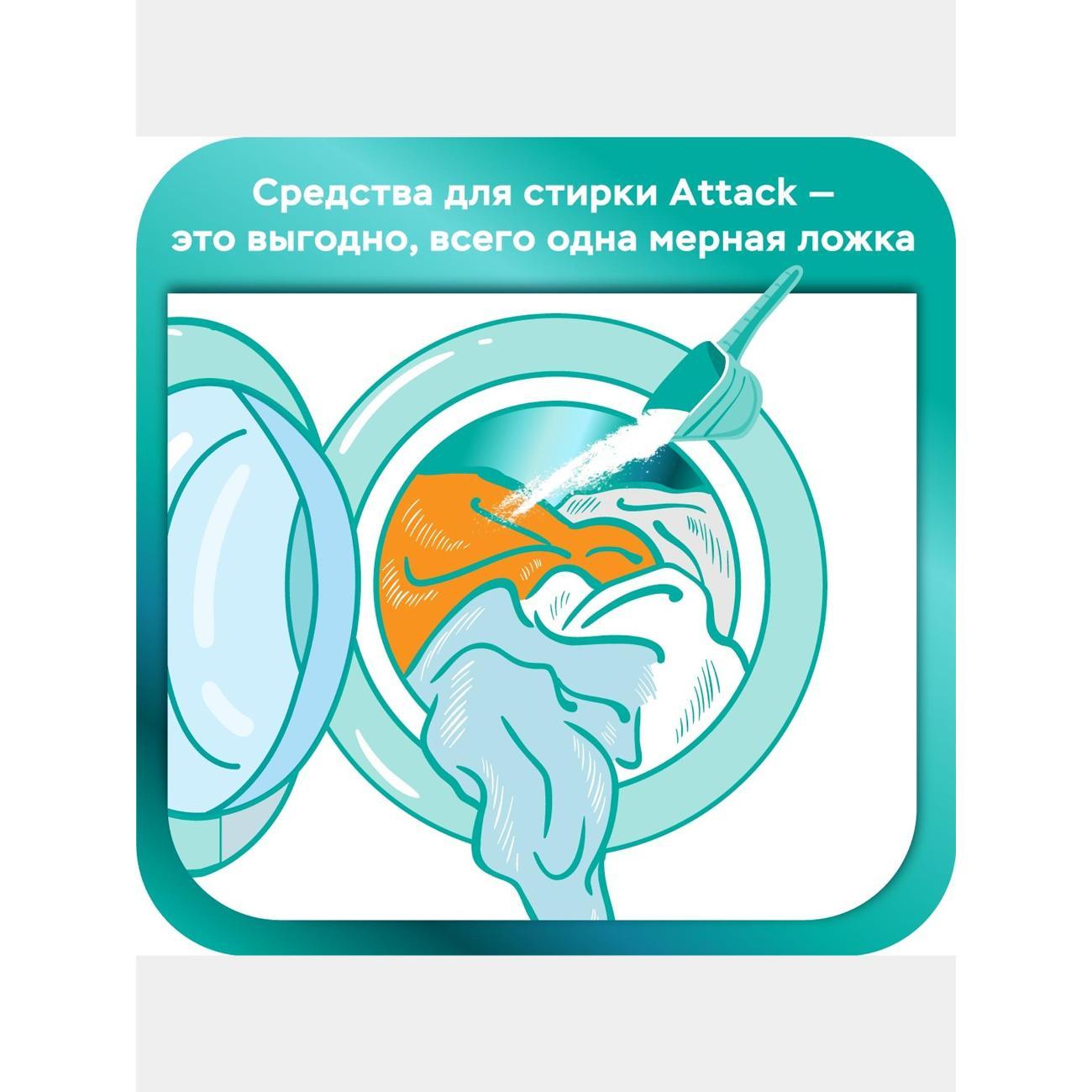 Стиральный порошок Attack ATTACK BioEX 0,85 кг