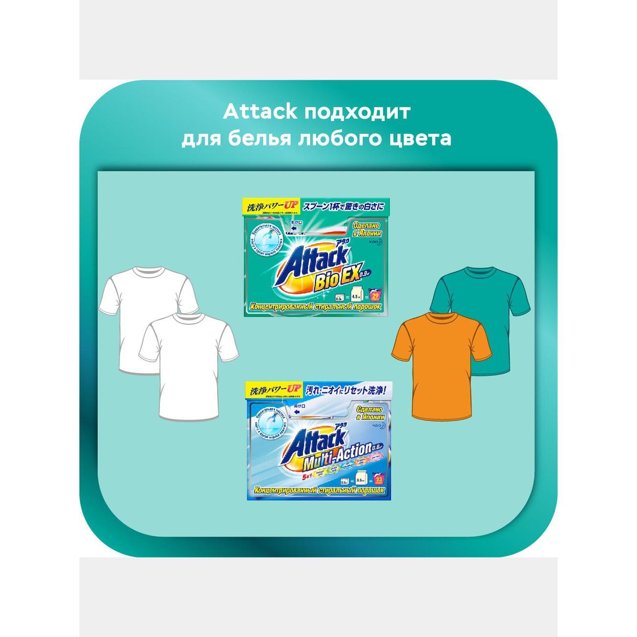 Стиральный порошок Attack ATTACK BioEX 0,85 кг