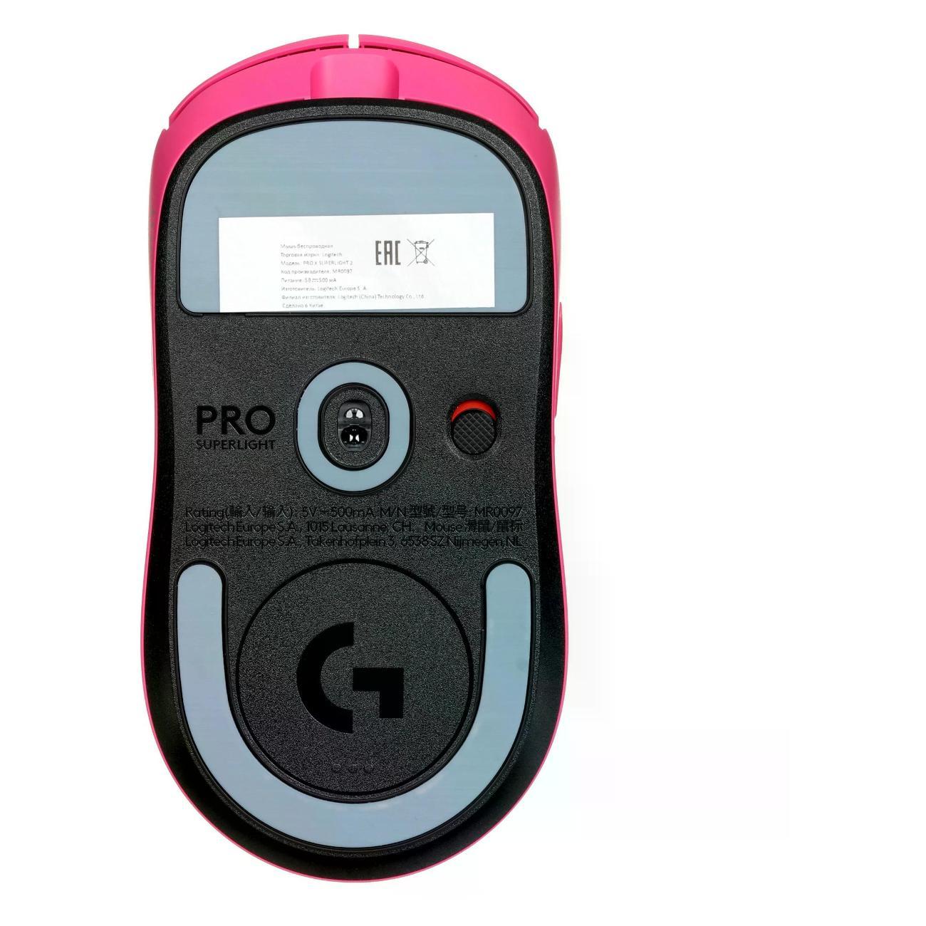 Игровая мышь Logitech G PRO X Superlight 2 (910-006801) розовый