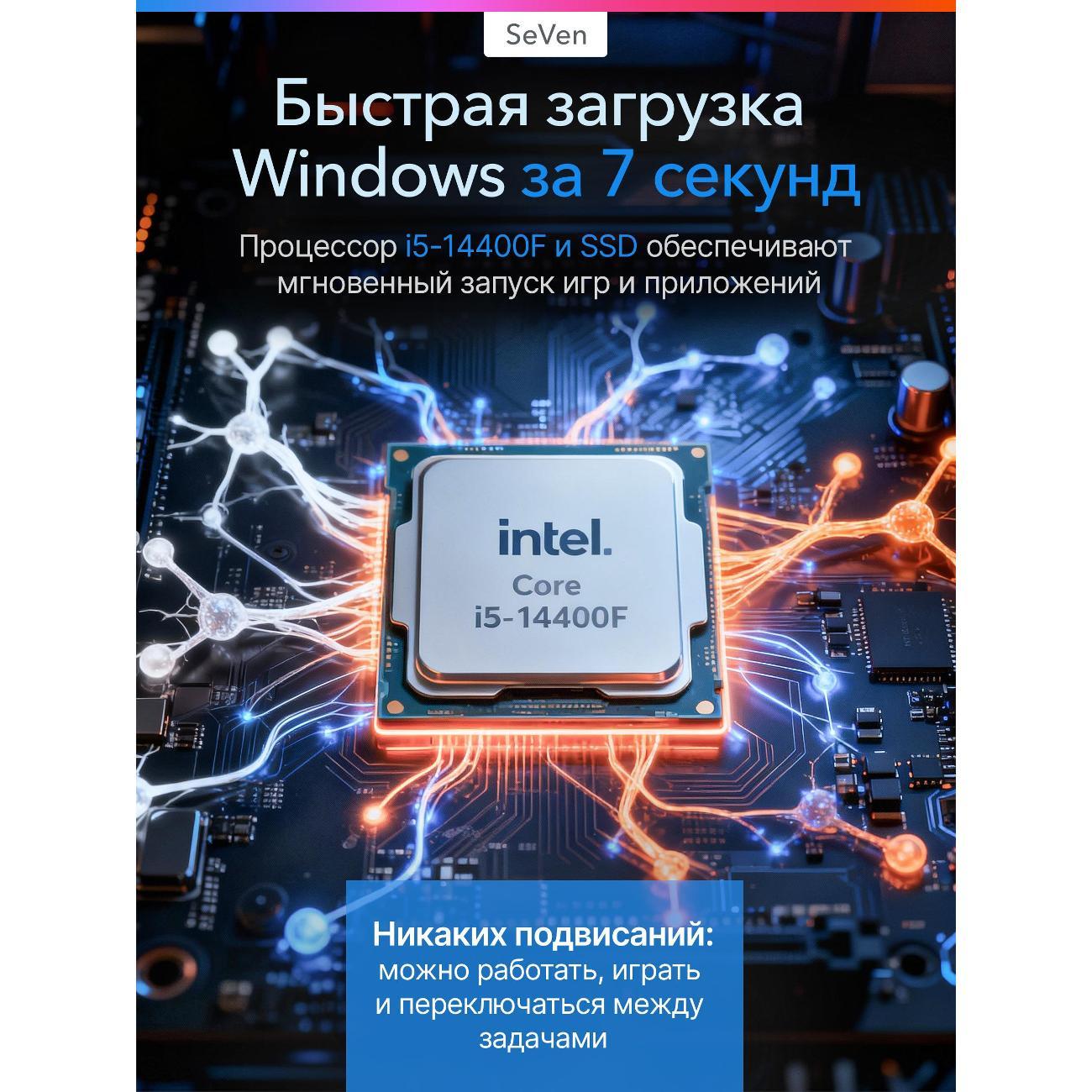 Системный блок Роскомп 14400f/5060ti8gb/1tb/32