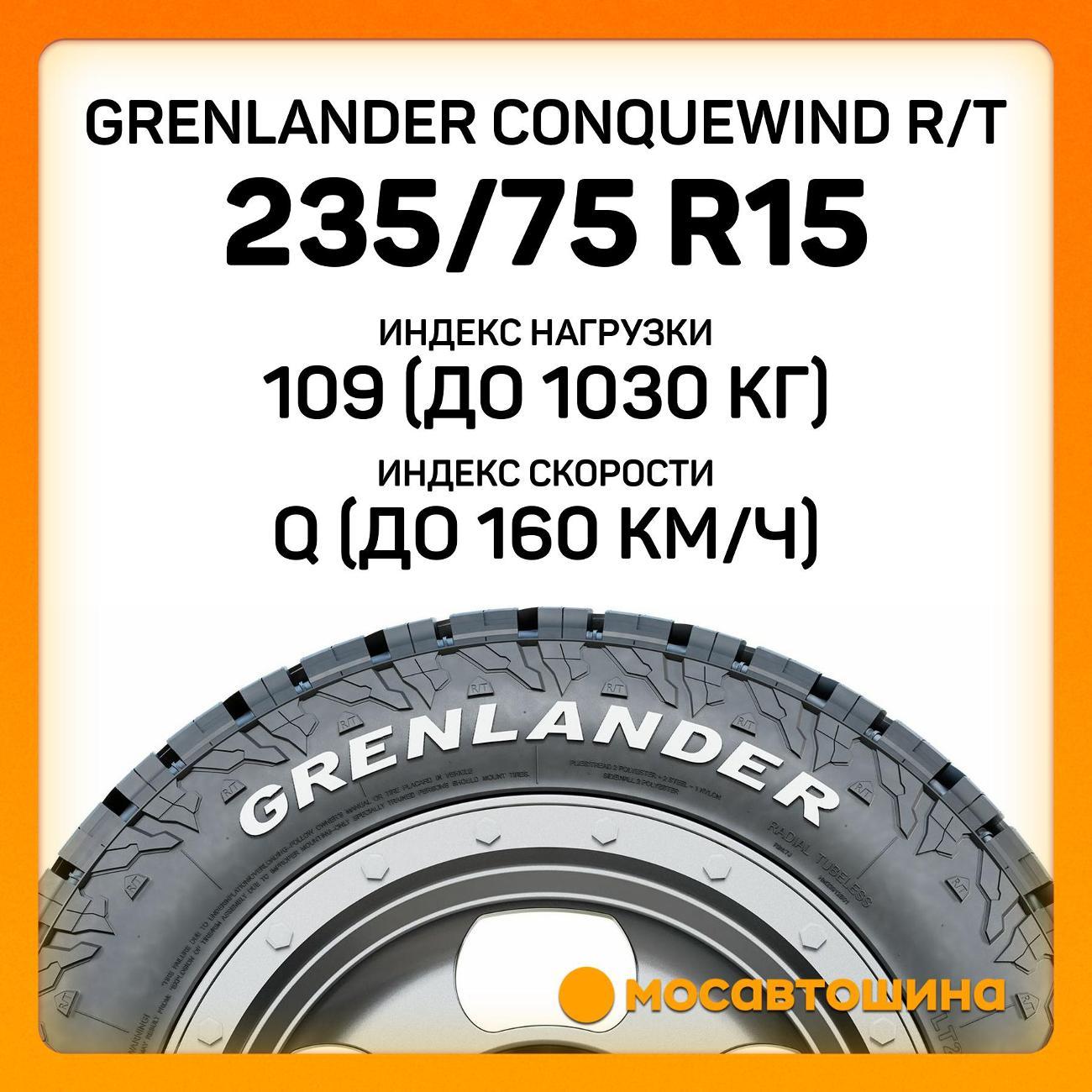 Шина автомобильная Grenlander Conquewind R/T