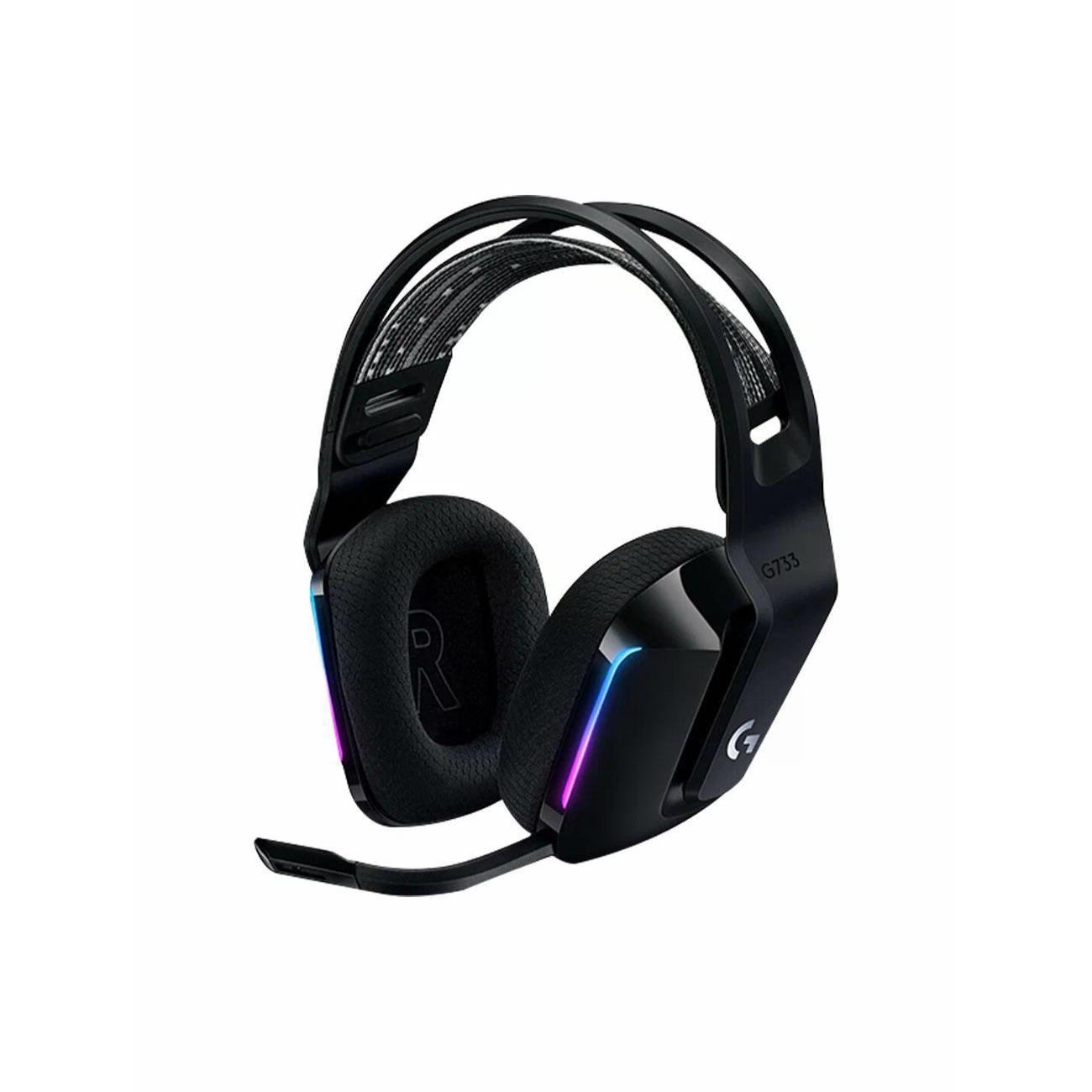 Игровые наушники Logitech G733 Lightspeed (981-000866) черный