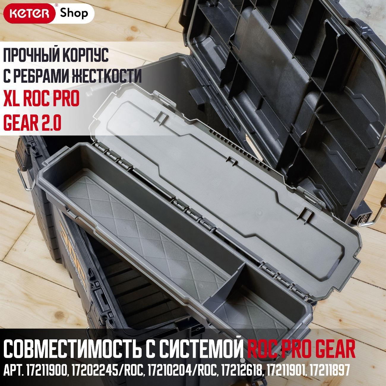 Ящик для хранения инструмента Keter ROC Pro Gear 2.0 Tool box XL
