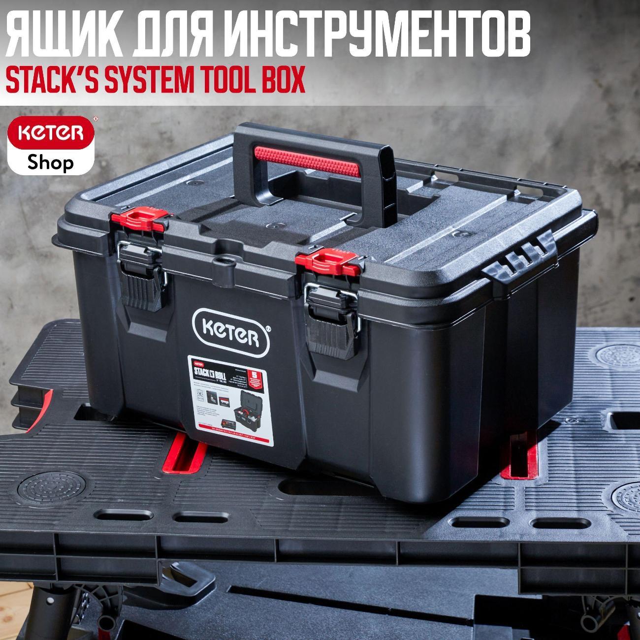 Ящик для хранения инструмента Keter STACK N# ROLL_1