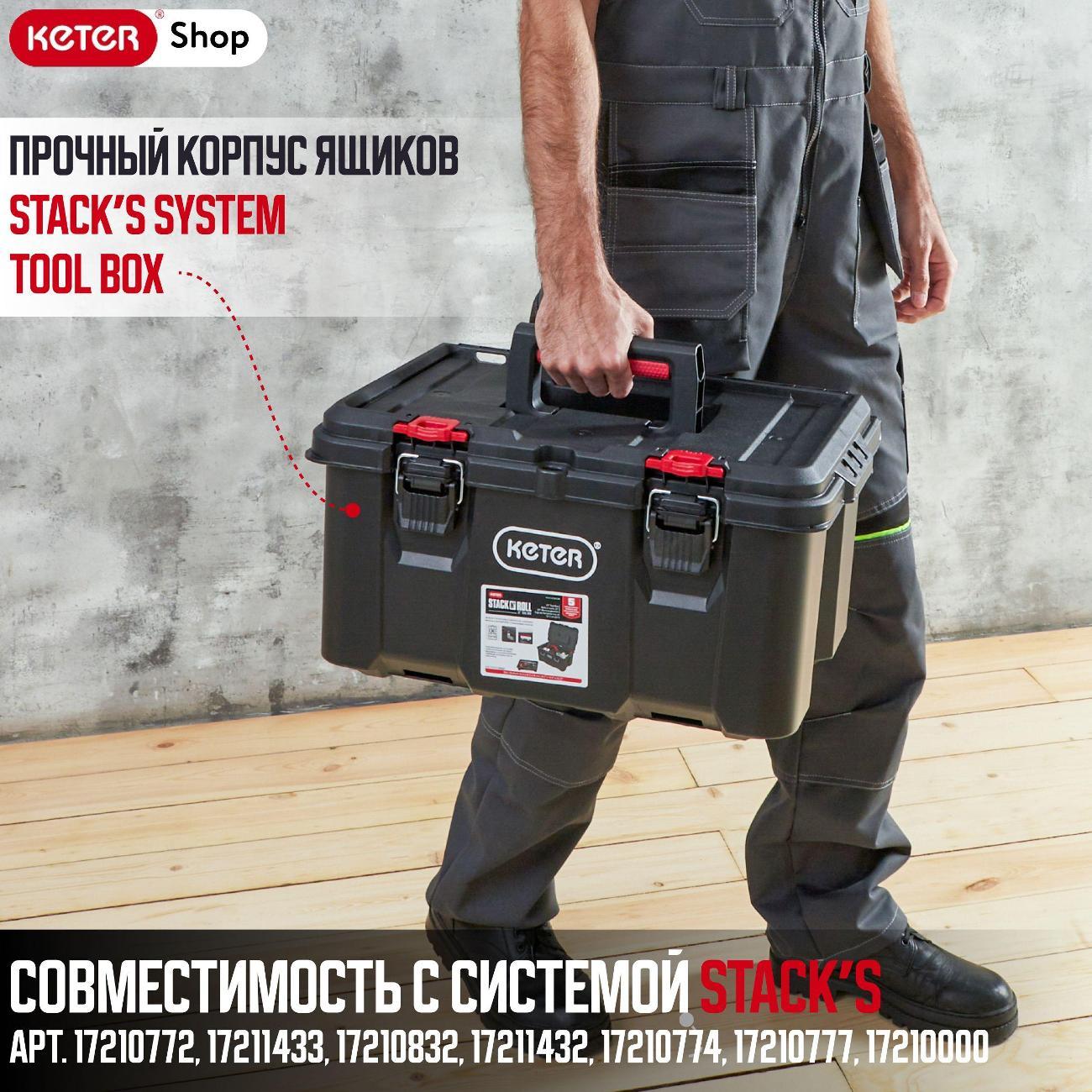 Ящик для хранения инструмента Keter STACK N# ROLL_1