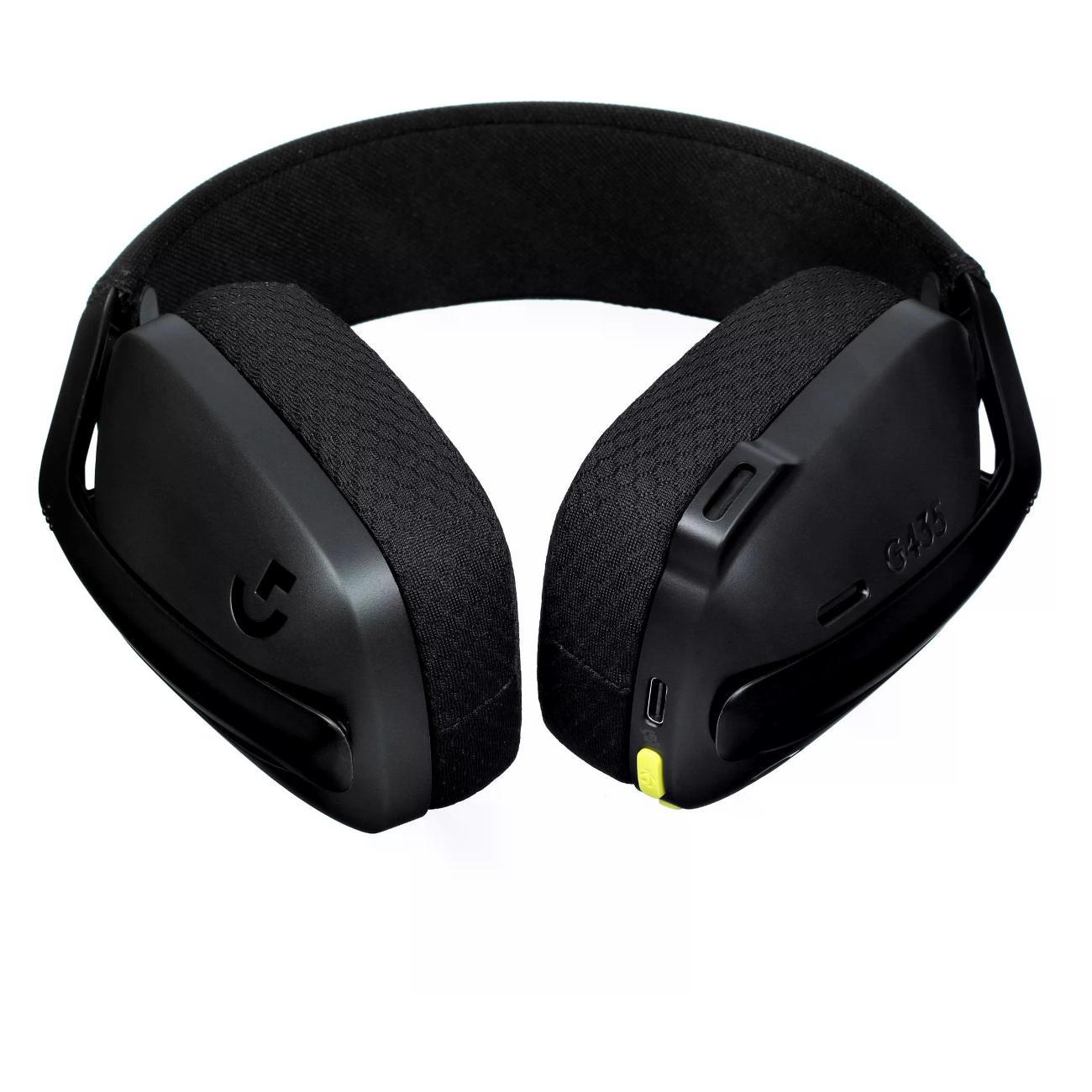 Игровые наушники Logitech G435 LightSpeed (981-001053) черный