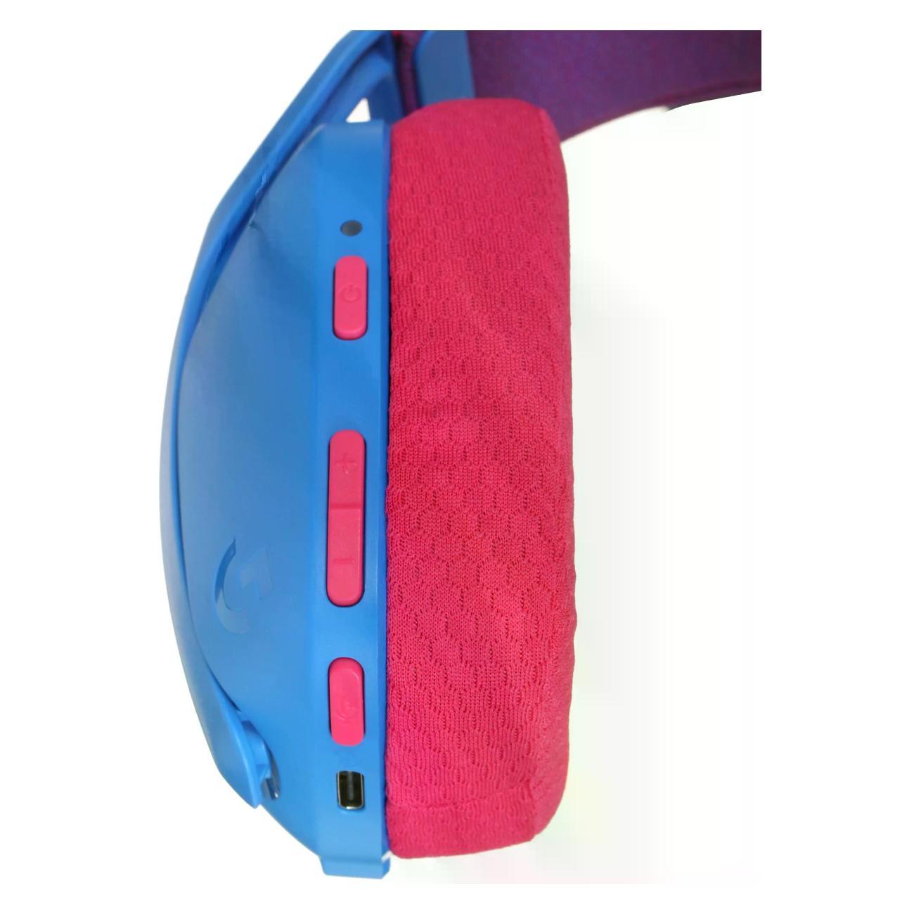 Игровые наушники Logitech G435 голубые