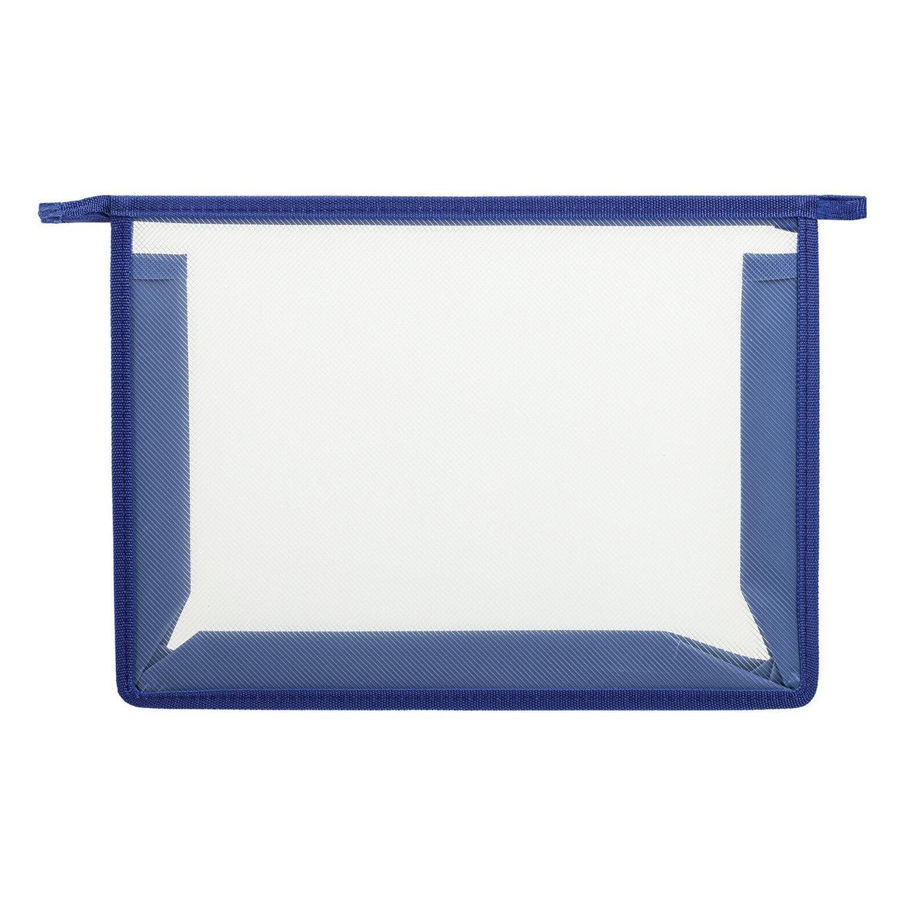 Папка Пифагор Папка д/тетрадей ПИФАГОР А4 молния сверху Синяя