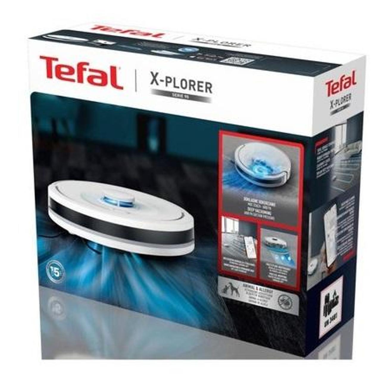 Робот-пылесос Tefal X-PLORER Serie 90 Animal Allergy (RG8777WH)