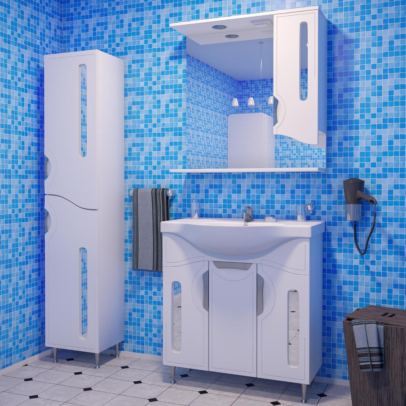 Тумба для ванной Stella Polar Сильва 80