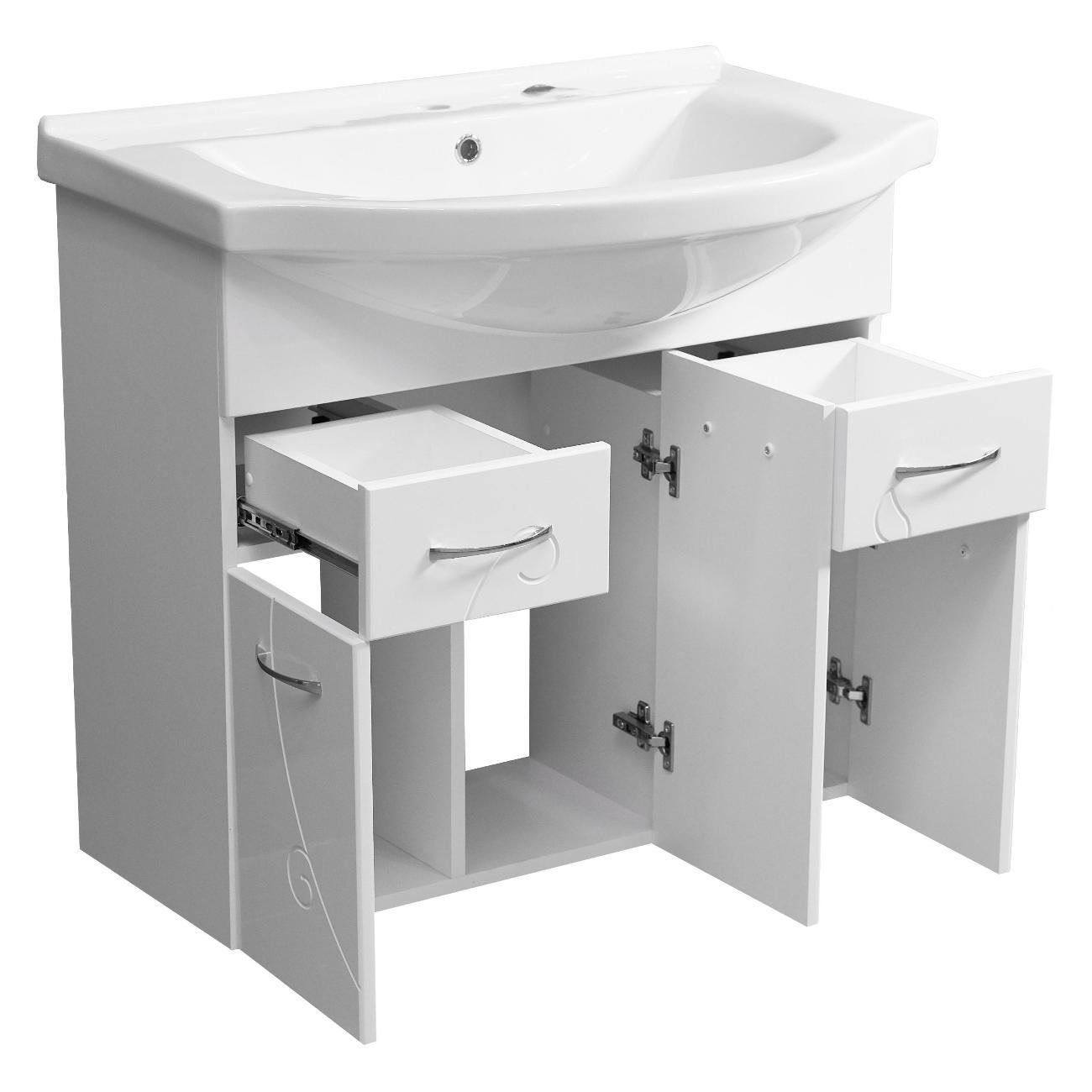 Тумба для ванной Stella Polar Фантазия 80