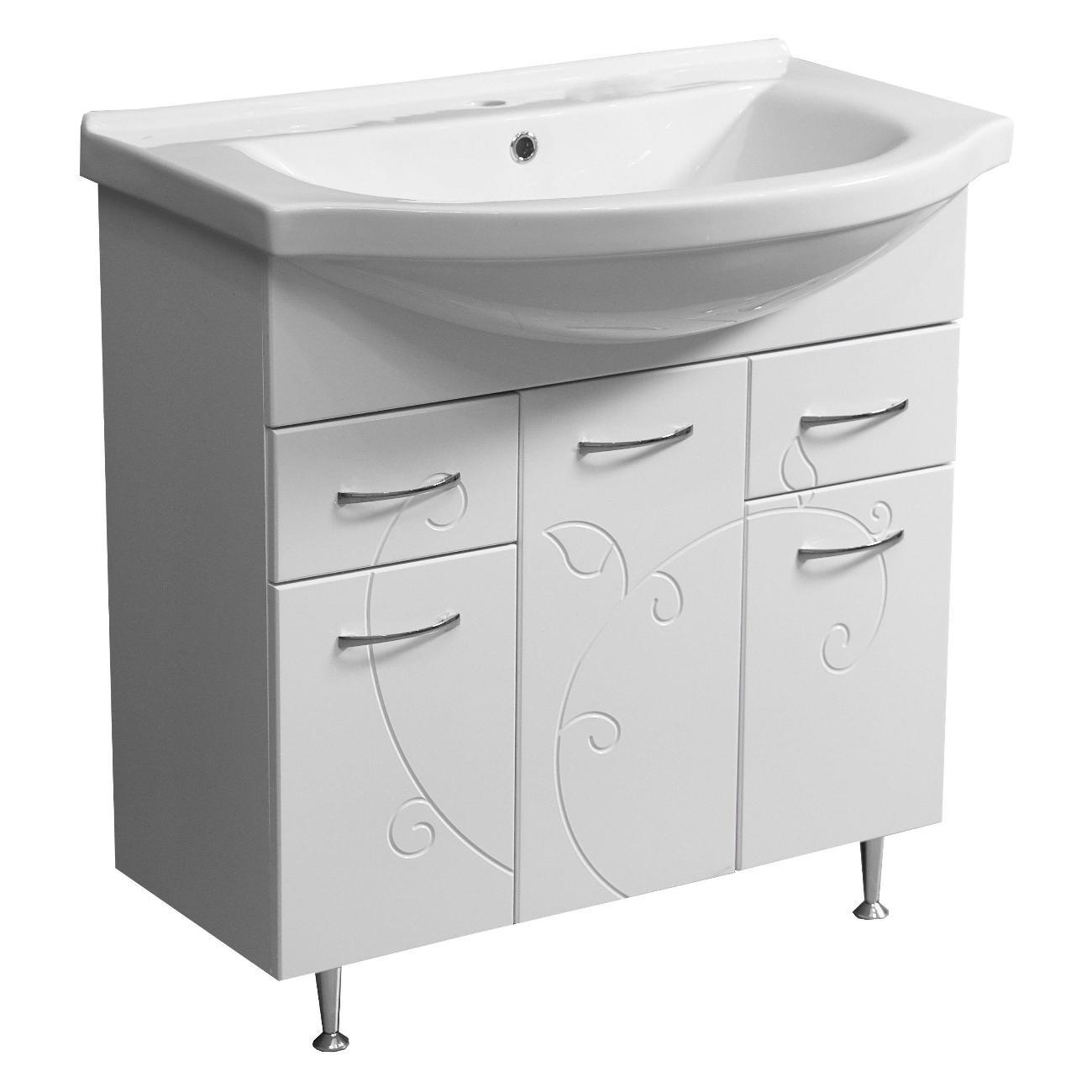 Тумба для ванной Stella Polar Фантазия 80