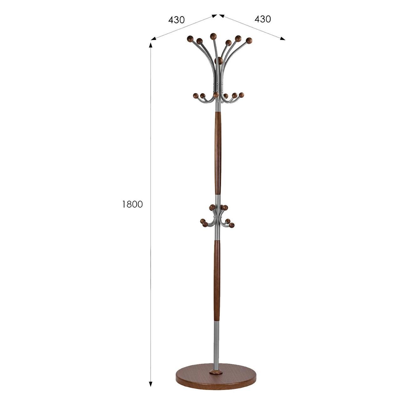 Вешалка напольная Мебелик Д 1