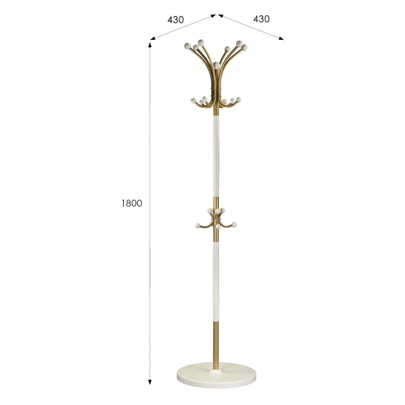 Вешалка напольная Мебелик Д 1