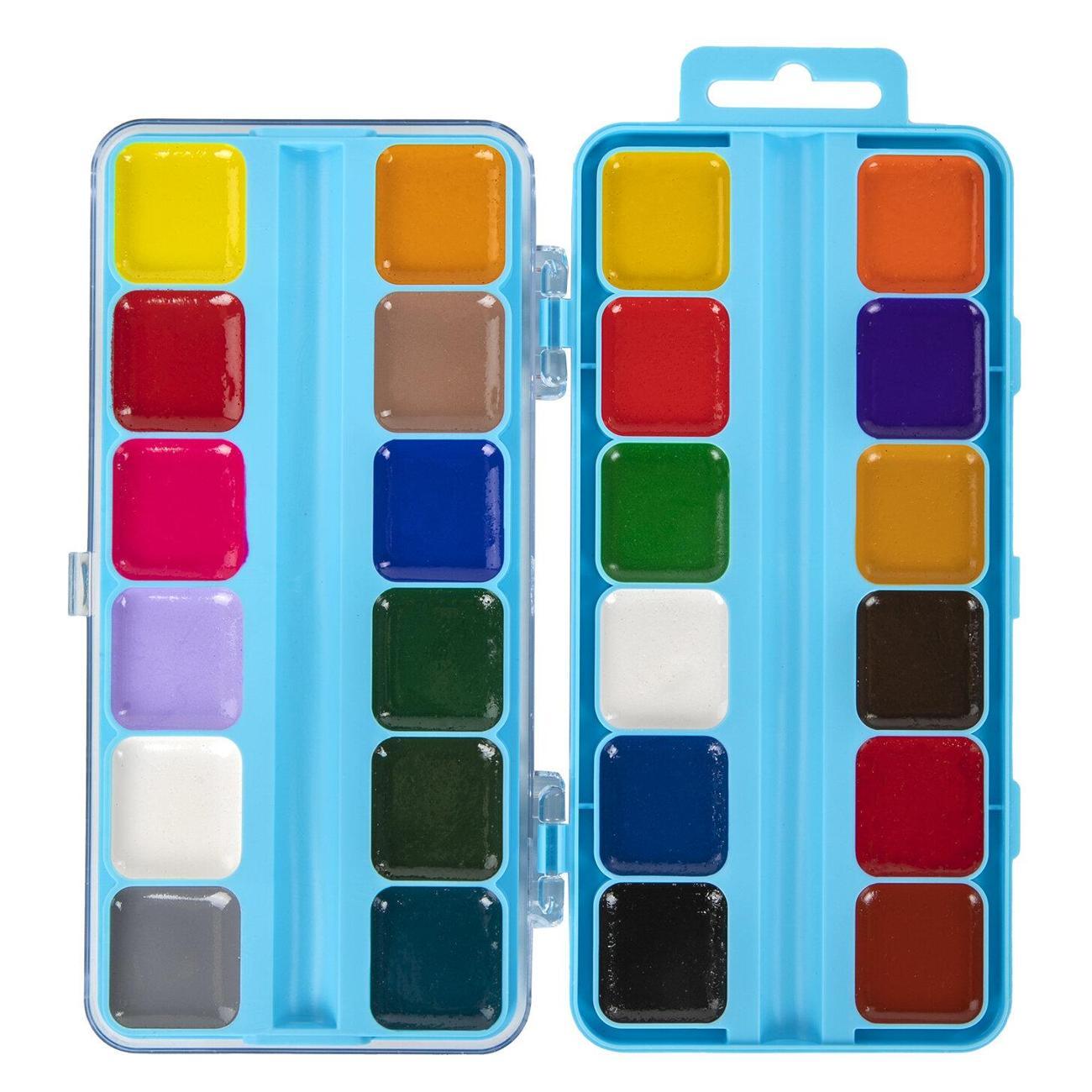 Краска художественная Юнландия Акварель медовая ЮНЛАНДИК-ХУДОЖНИК 24цв