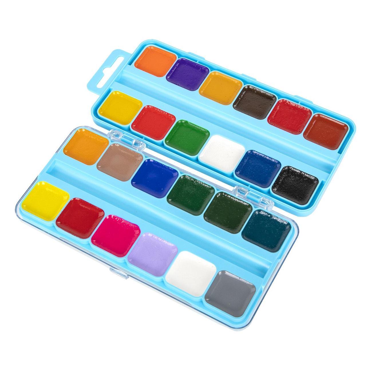 Краска художественная Юнландия Акварель медовая ЮНЛАНДИК-ХУДОЖНИК 24цв